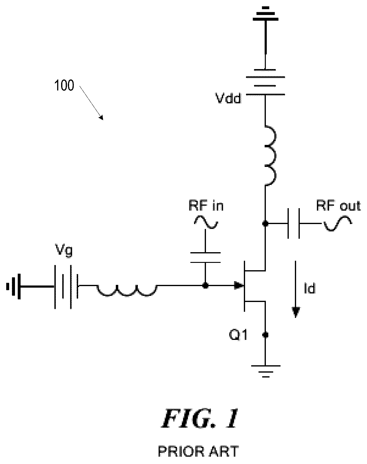 Patent US12592673 — Off-state isolation bias circuit for D-mode amplifiers — Figure 1