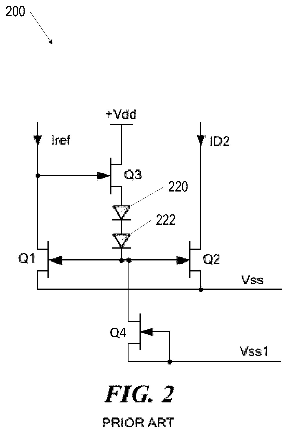 Patent US12592673 Figure 2 – Off-state isolation bias circuit for D-mode amplifiers