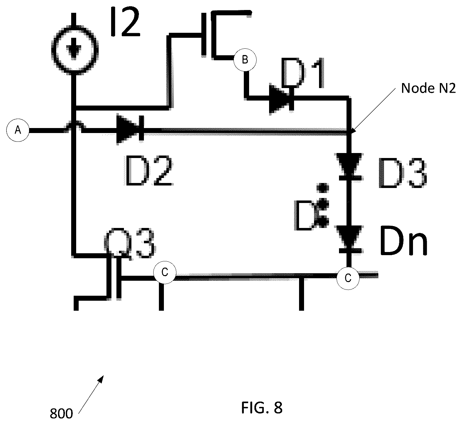 Patent US12592673 Figure 7 – Off-state isolation bias circuit for D-mode amplifiers