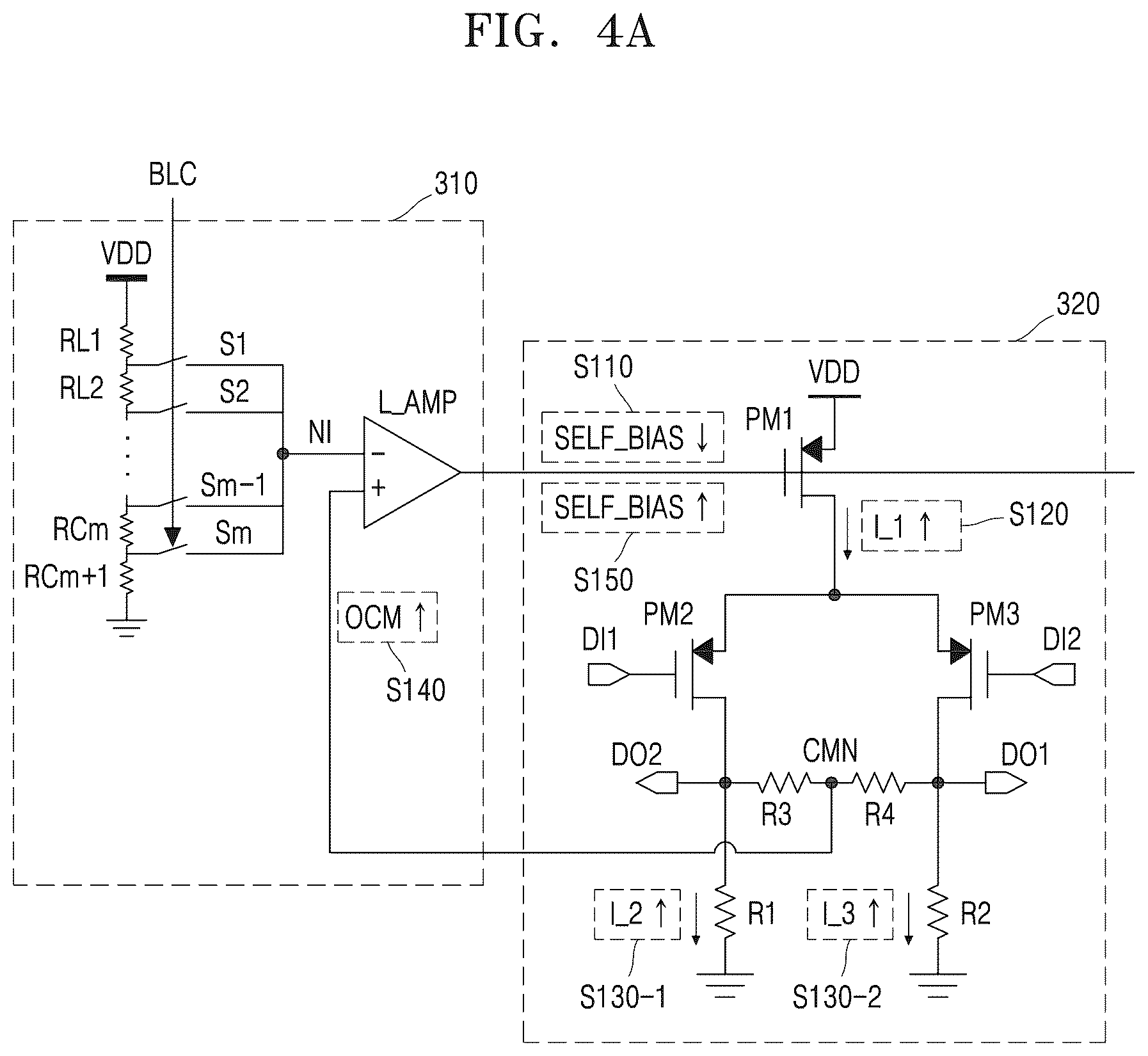Patent US12592674 Figure 4 – Self-bias signal generating circuit using differential signal and receiver including the same