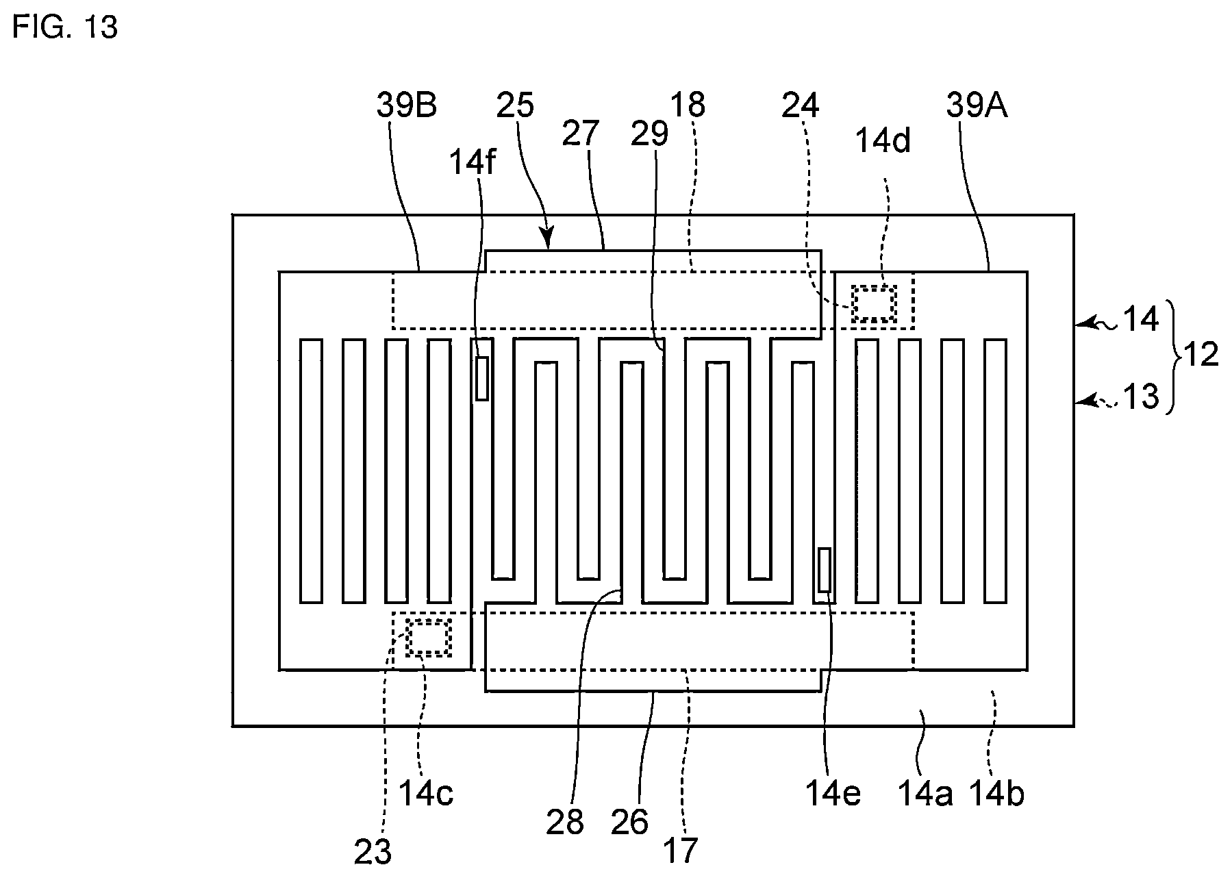 Patent US12592677 Figure 7 – Acoustic wave device