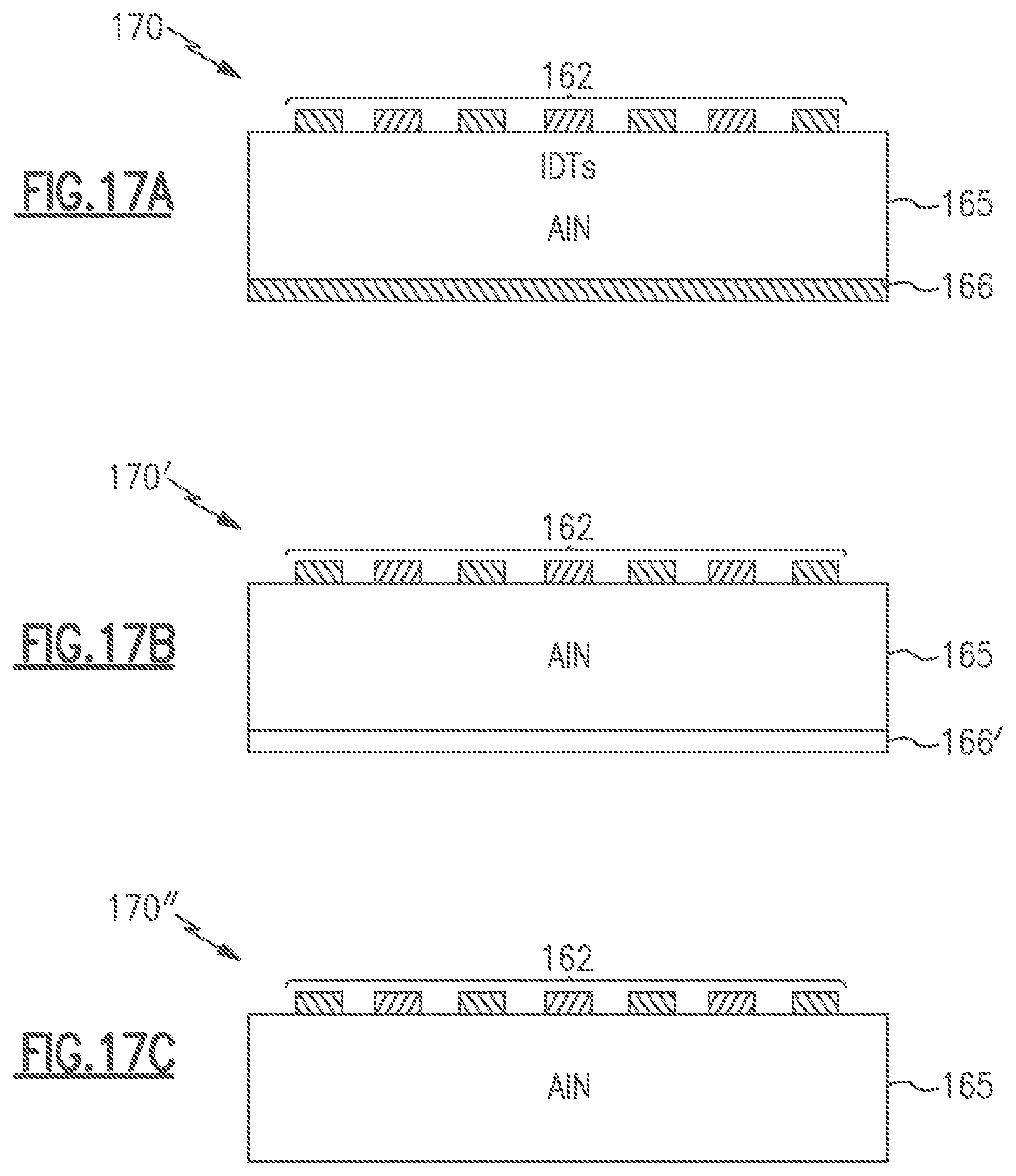 Patent US12592678 Figure 16 – Acoustic wave device with transverse spurious mode suppression