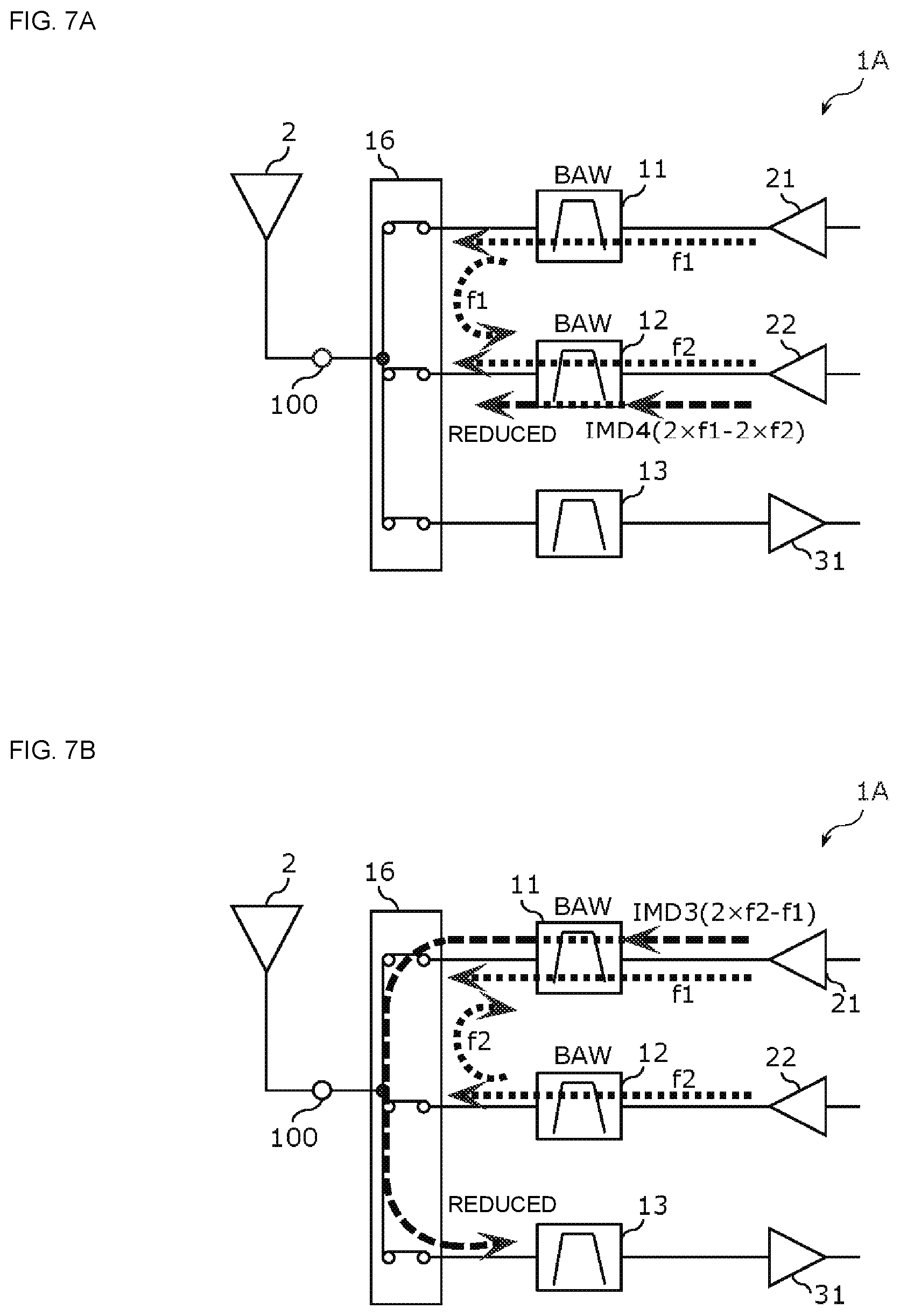 Patent US12592679 Figure 6 – Multiplexer, radio-frequency module, and communication apparatus