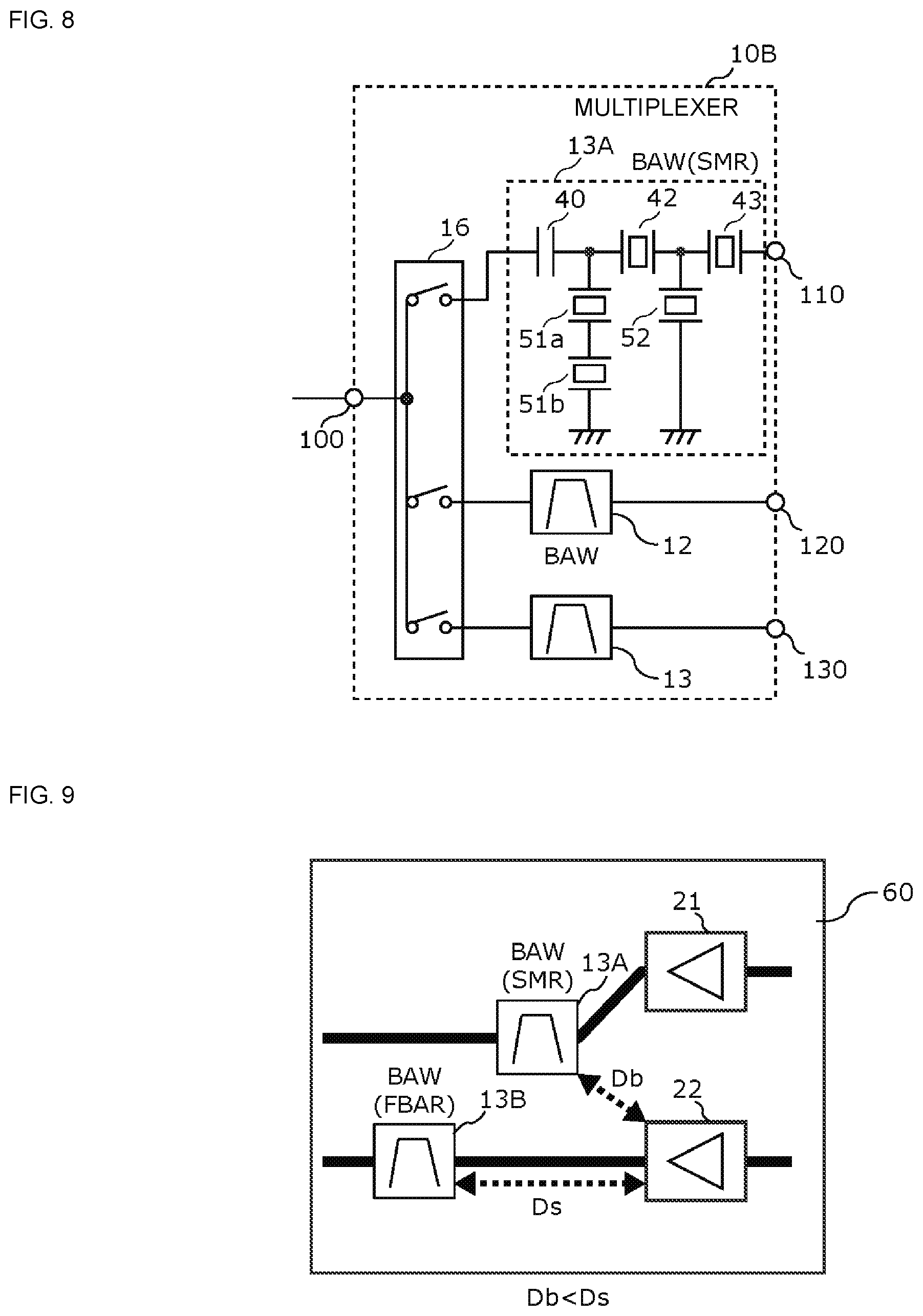 Patent US12592679 Figure 7 – Multiplexer, radio-frequency module, and communication apparatus