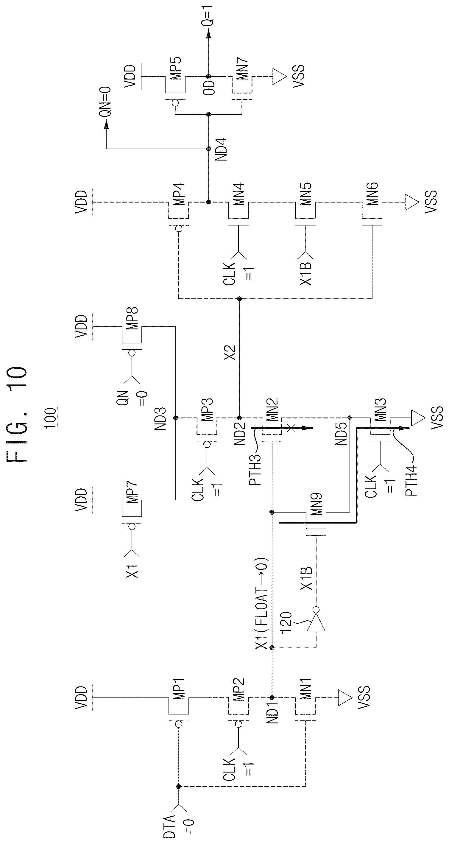 Patent US12592685 Figure 10 – Flip-flops and integrated circuits including the same
