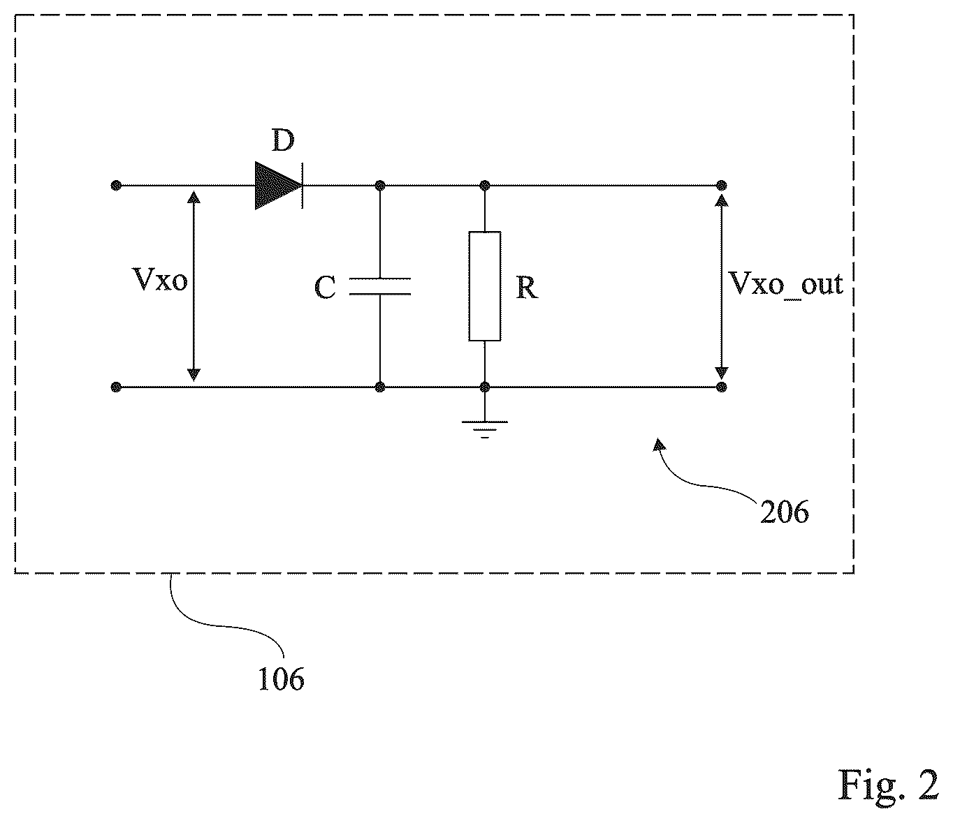 Patent US12592686 Figure 2 – Electronic circuit and method