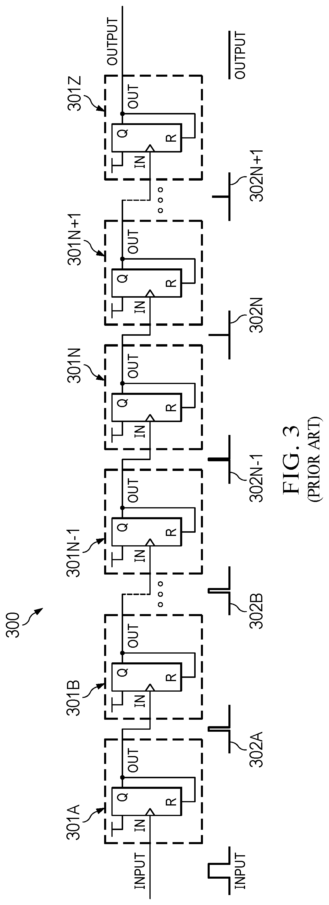 Patent US12592688 Figure 2 – Signal transmission through long delay lines