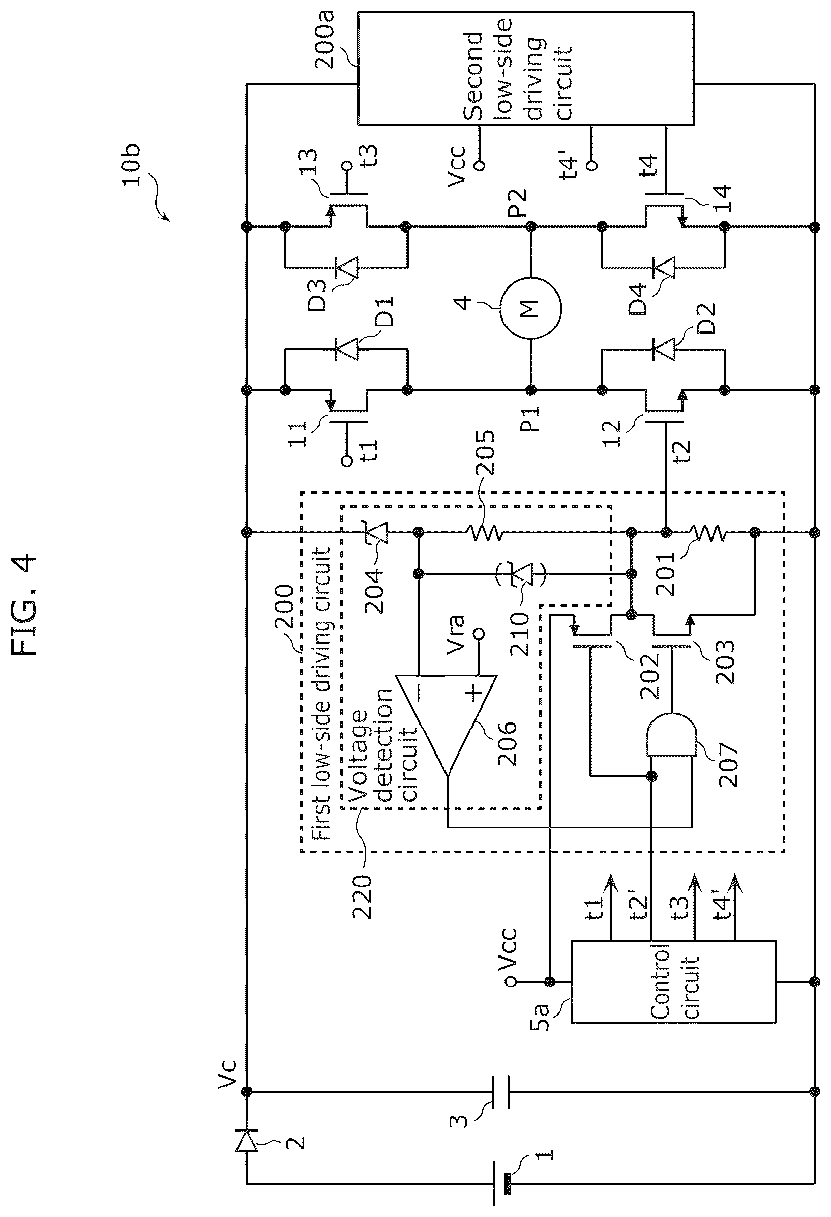 Patent US12592691 Figure 4 – Motor driving device