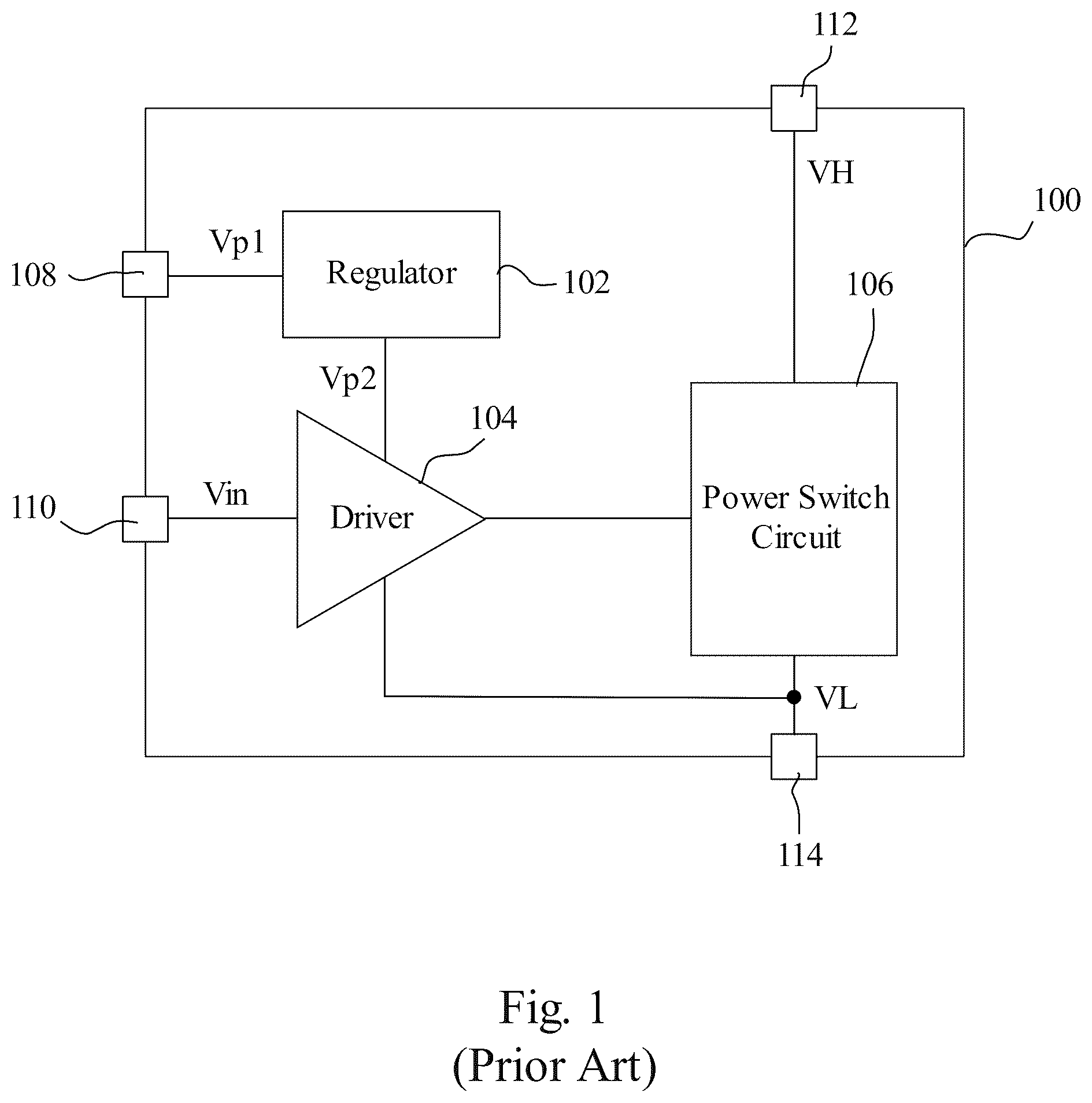 Patent US12592692 Figure 1 – Power device