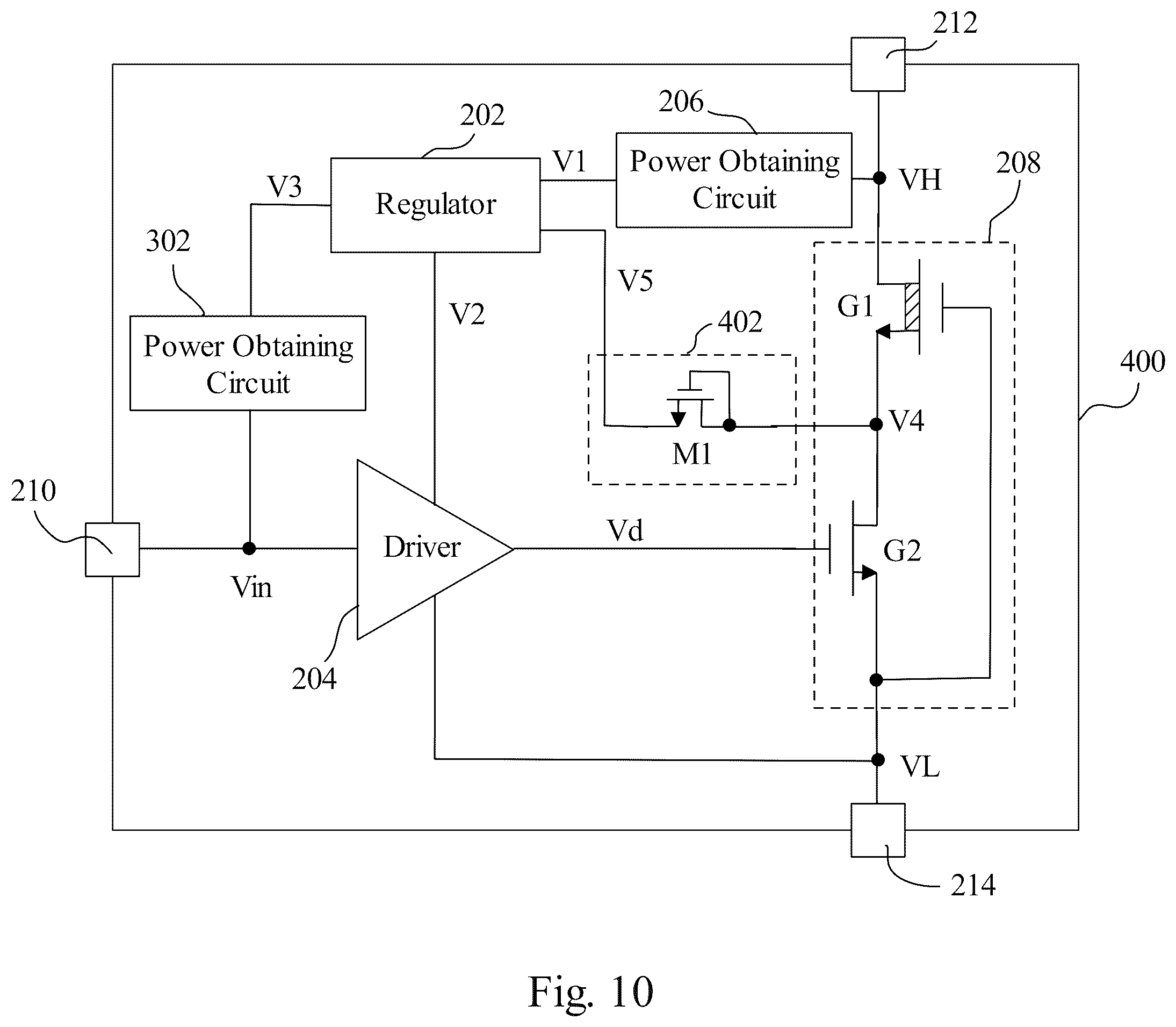 Patent US12592692 Figure 8 – Power device