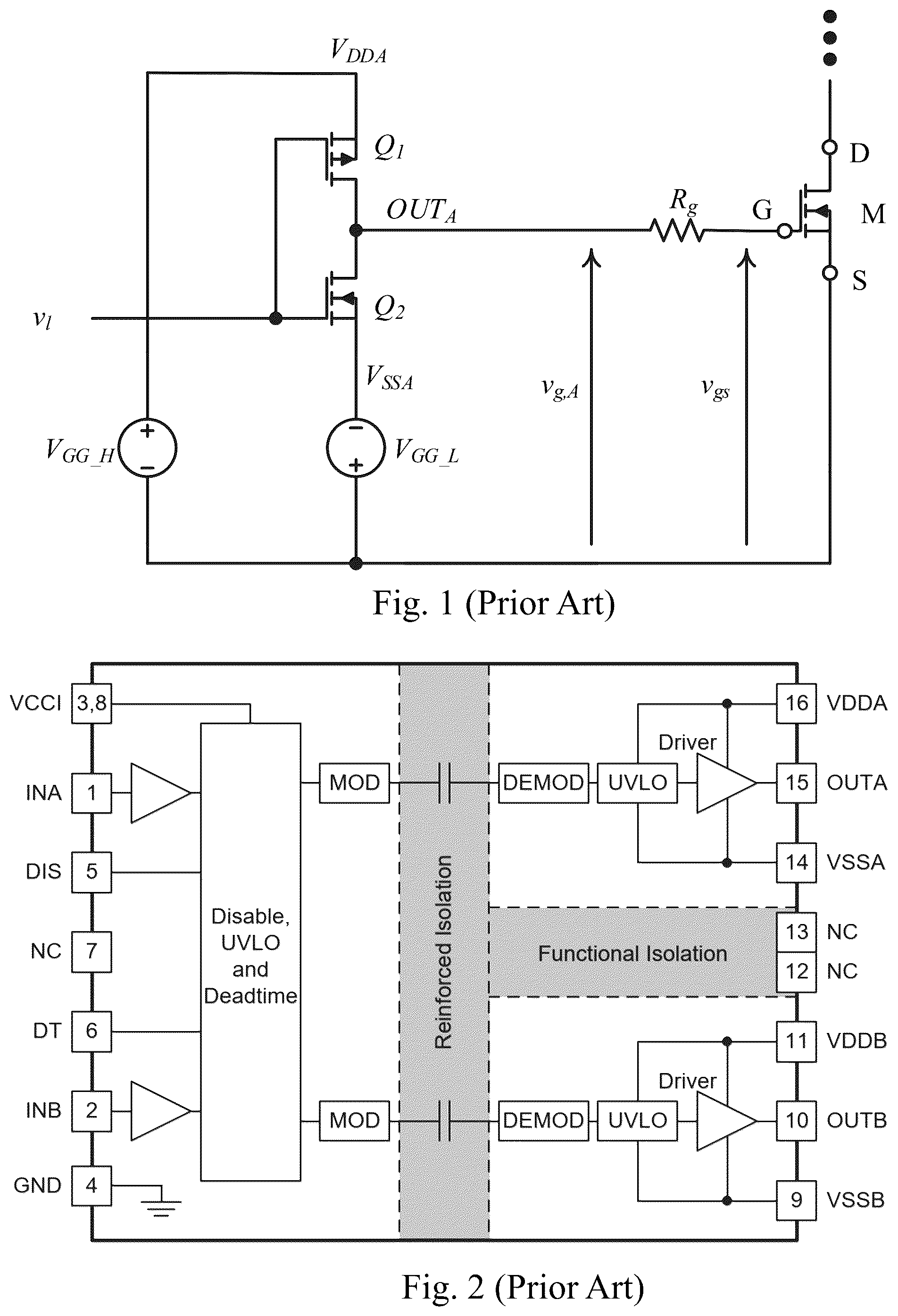 Patent US12592693 — Gate driving circuit with switched-capacitor circuit to generate negative gate-source voltage pulses — Figure 1