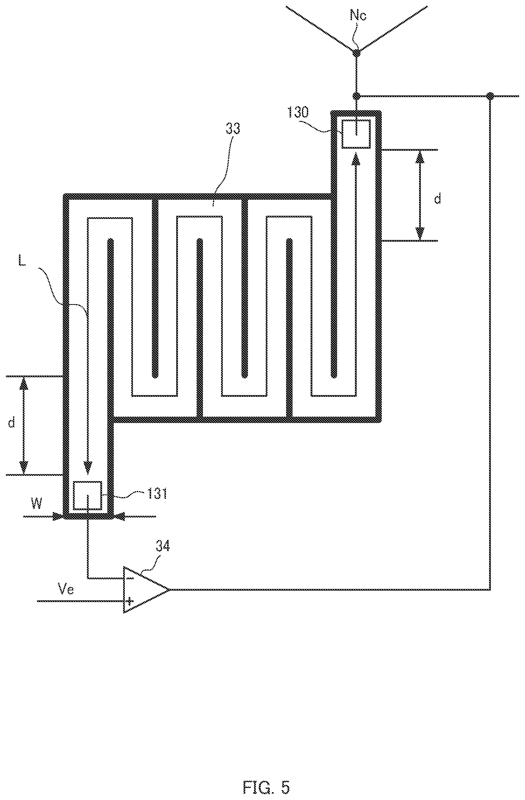 Patent US12592694 Figure 5 – Integrated circuit