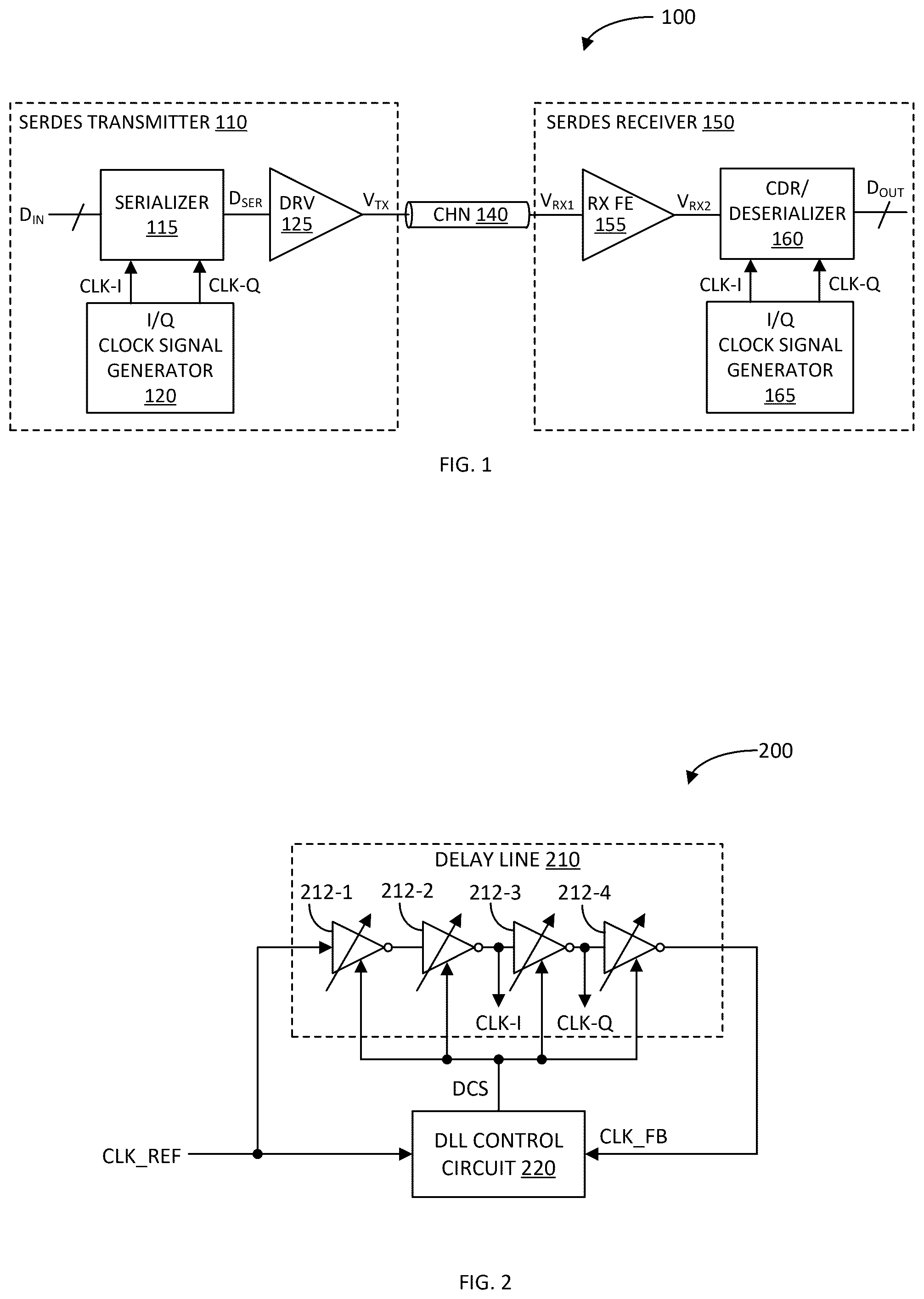 Patent US12592697 Figure 1 – Method of generating in-phase and quadrature-phase clock signals