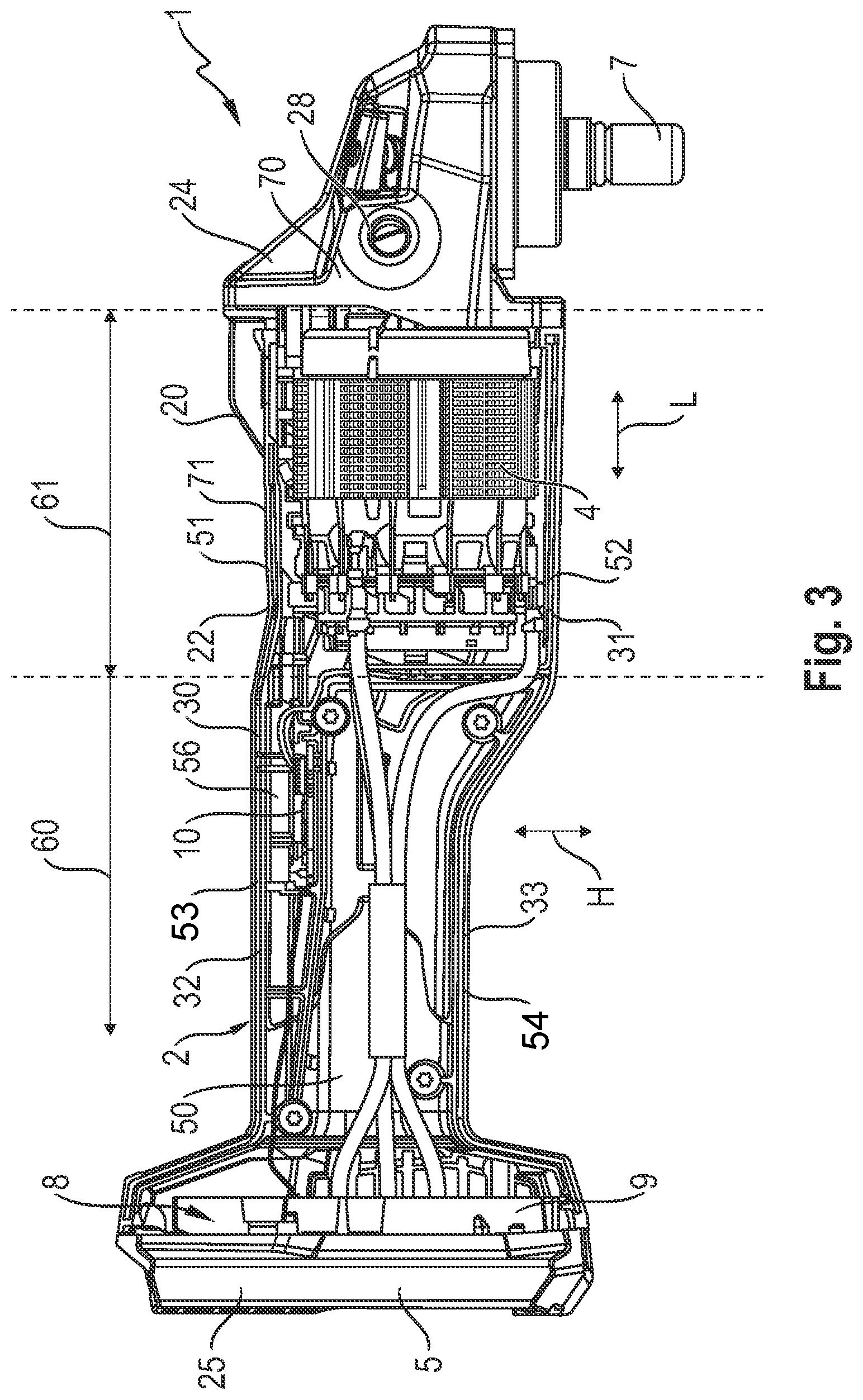 Patent US12592698 Figure 3 – Hand-held machine tool