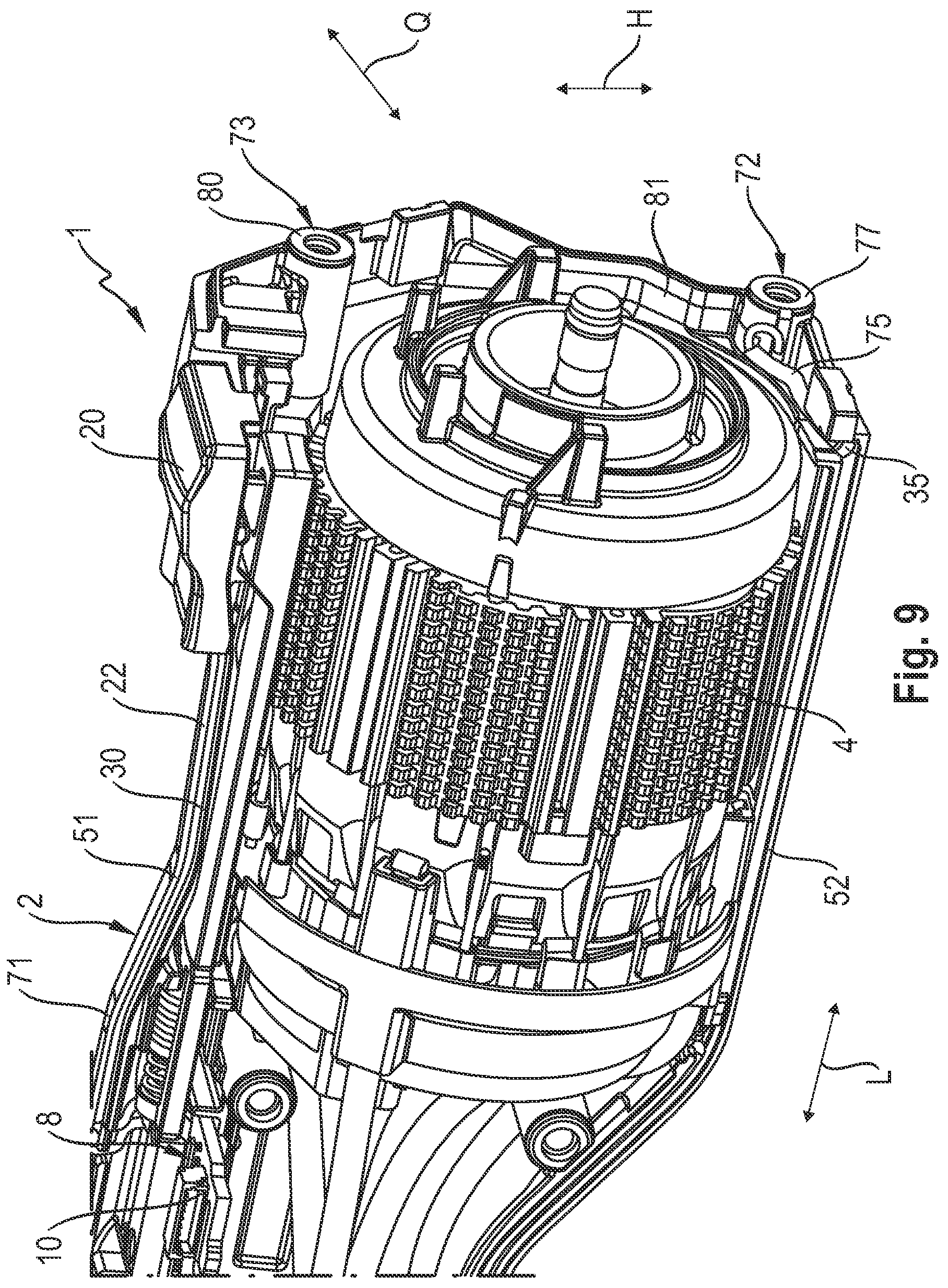Patent US12592698 Figure 8 – Hand-held machine tool