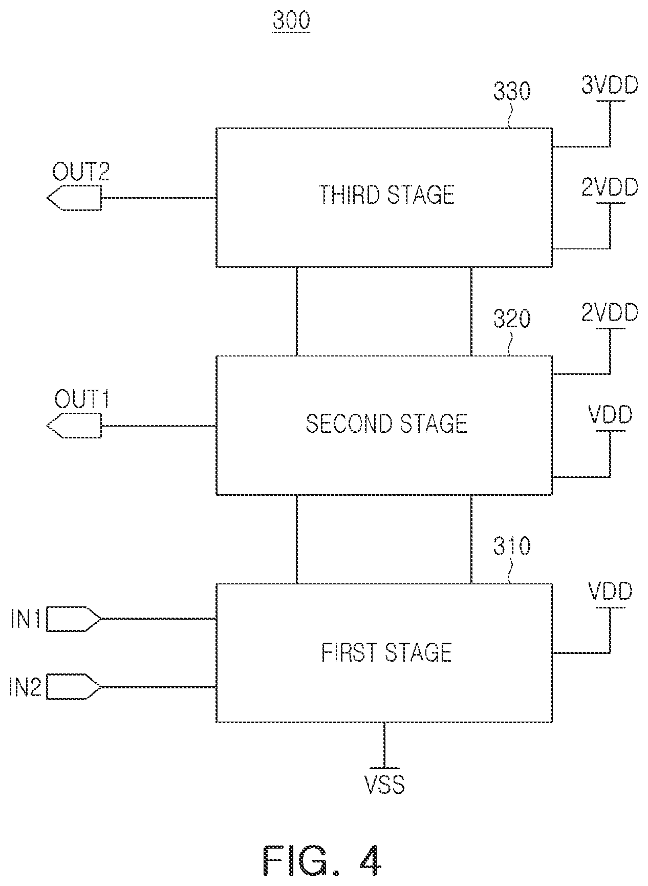 Patent US12592701 Figure 4 – Level shifter and semiconductor device including the same