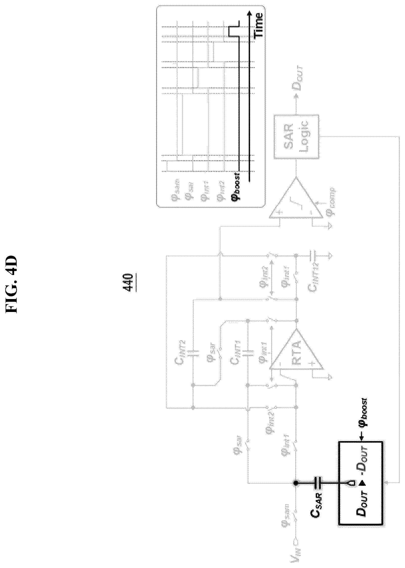 Patent US12592708 Figure 8 – SAR analog-to-digital converter with high-order noise-shaping characteristics
