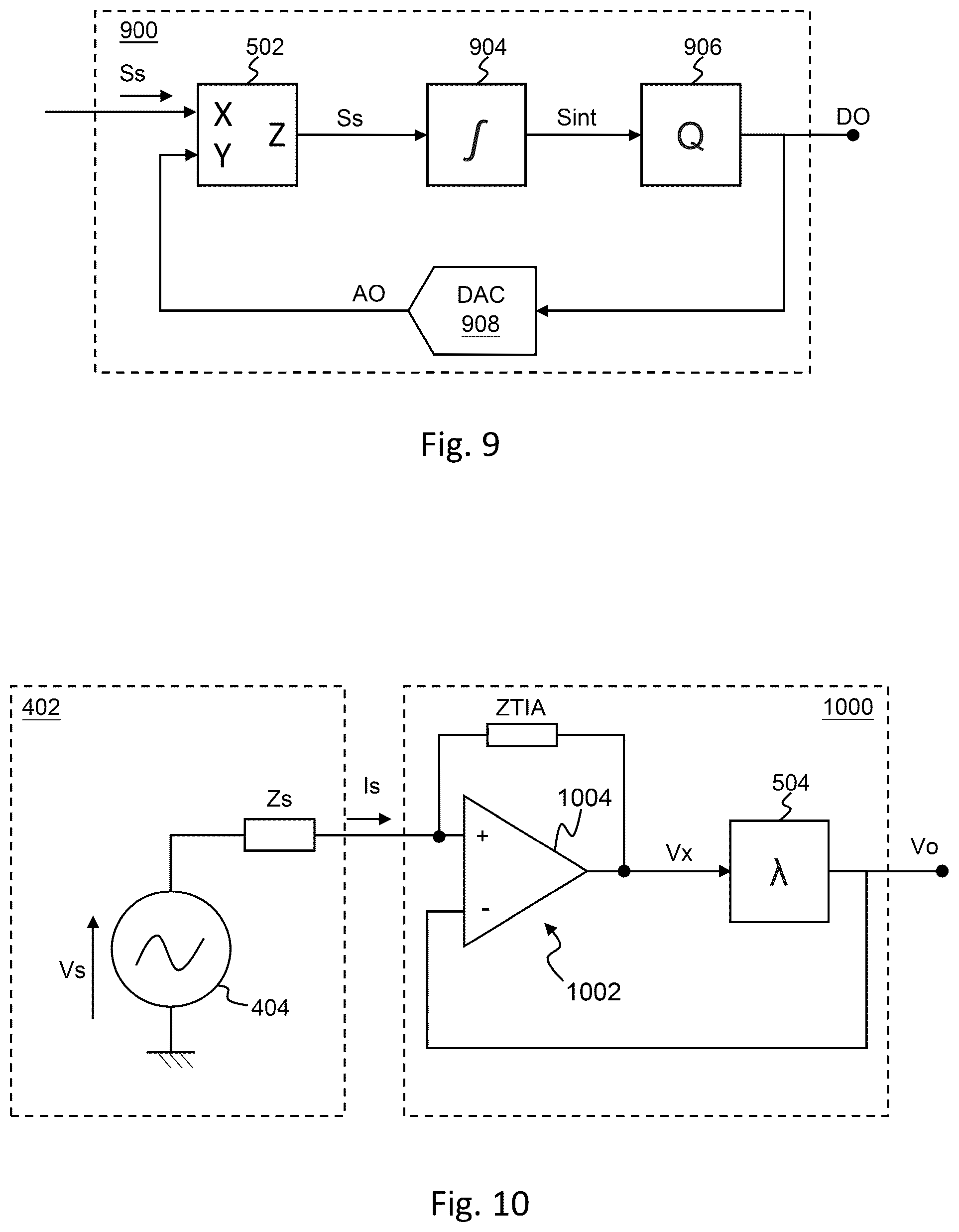 Patent US12592710 Figure 5 – Circuitry for measurement of electrochemical cells