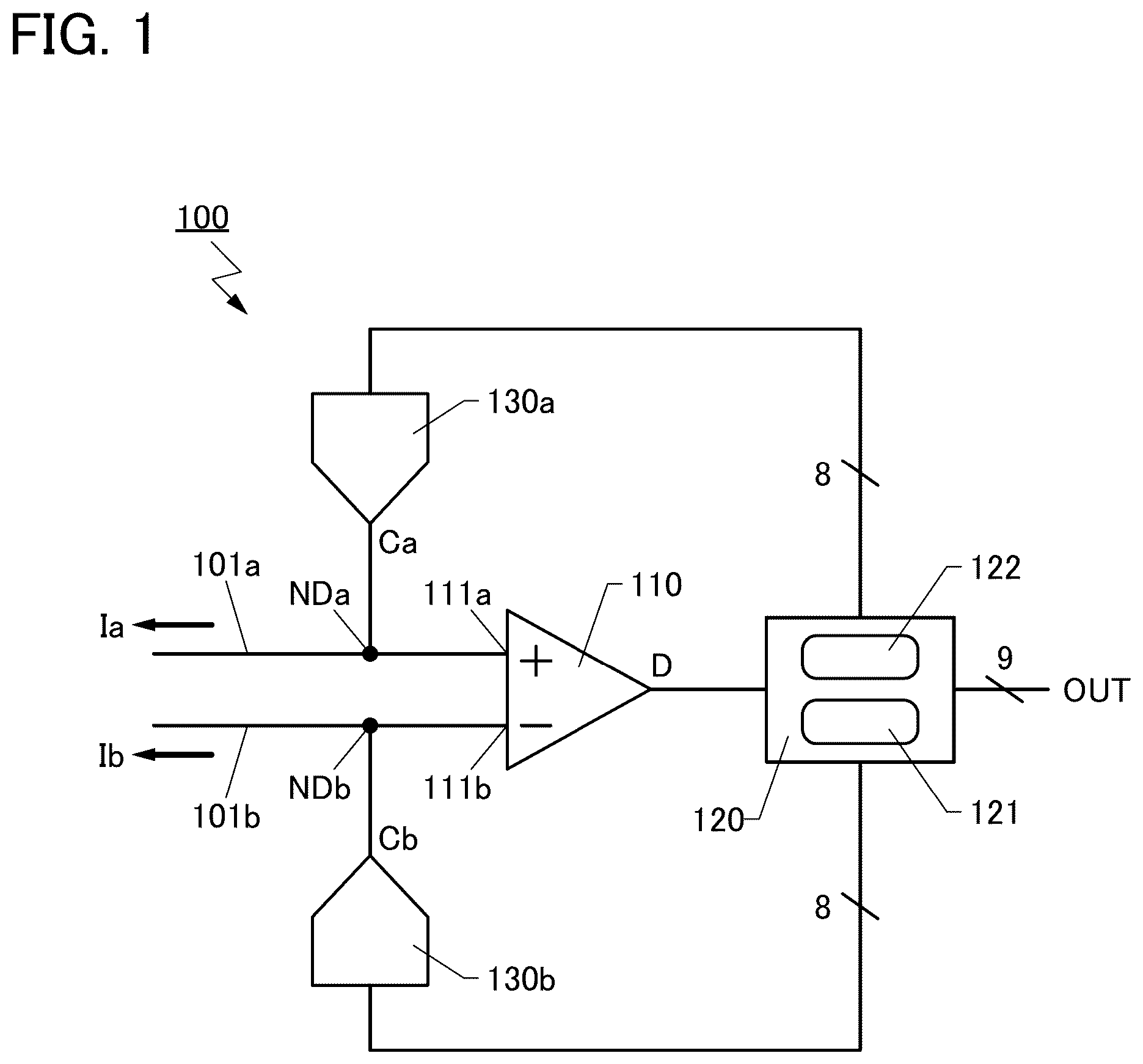 Patent US12592714 Figure 1 – Apparatus comprising analog to digital converter semiconductor device