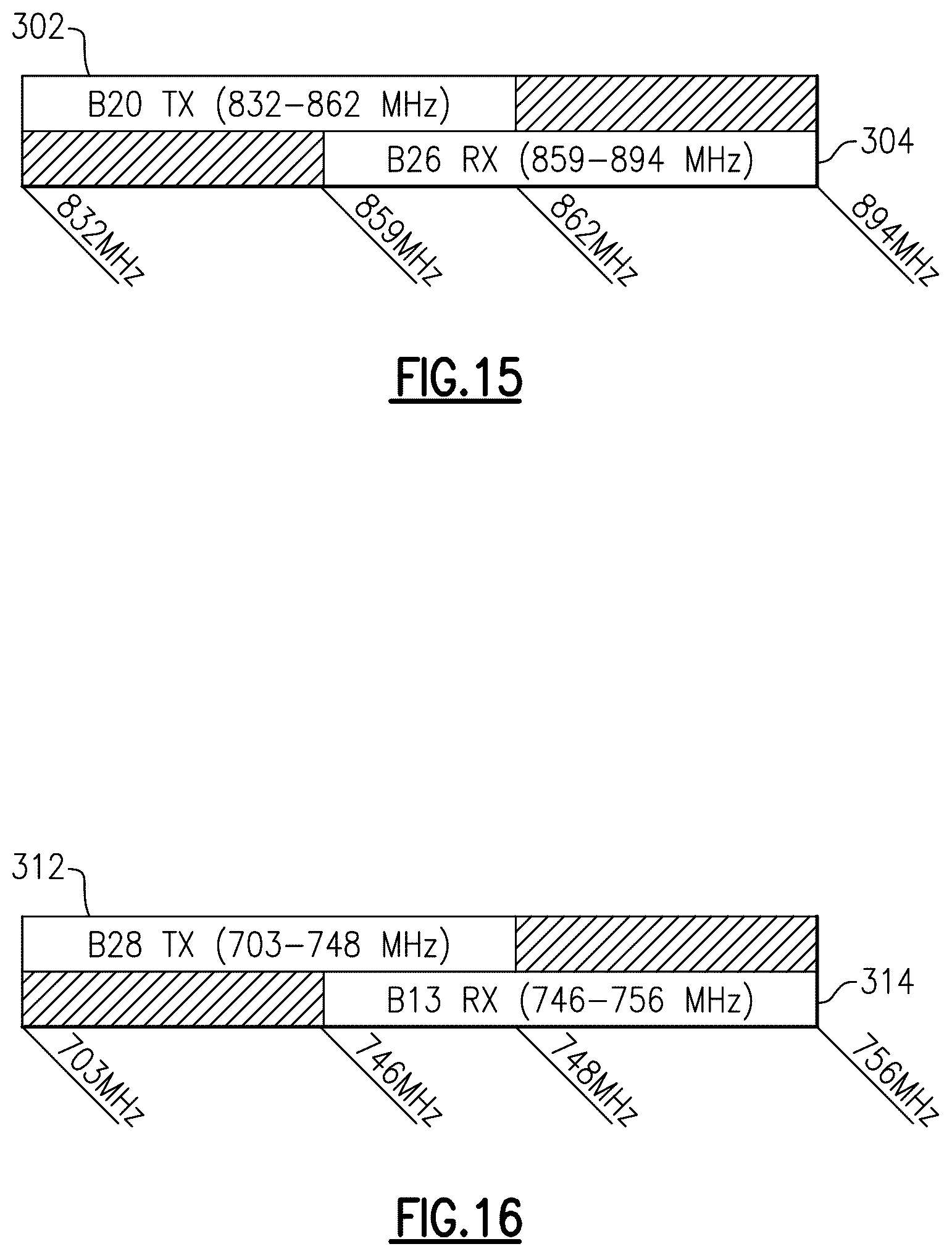 Patent US12592725 Figure 15 – Configurable filter bands for radio frequency communication