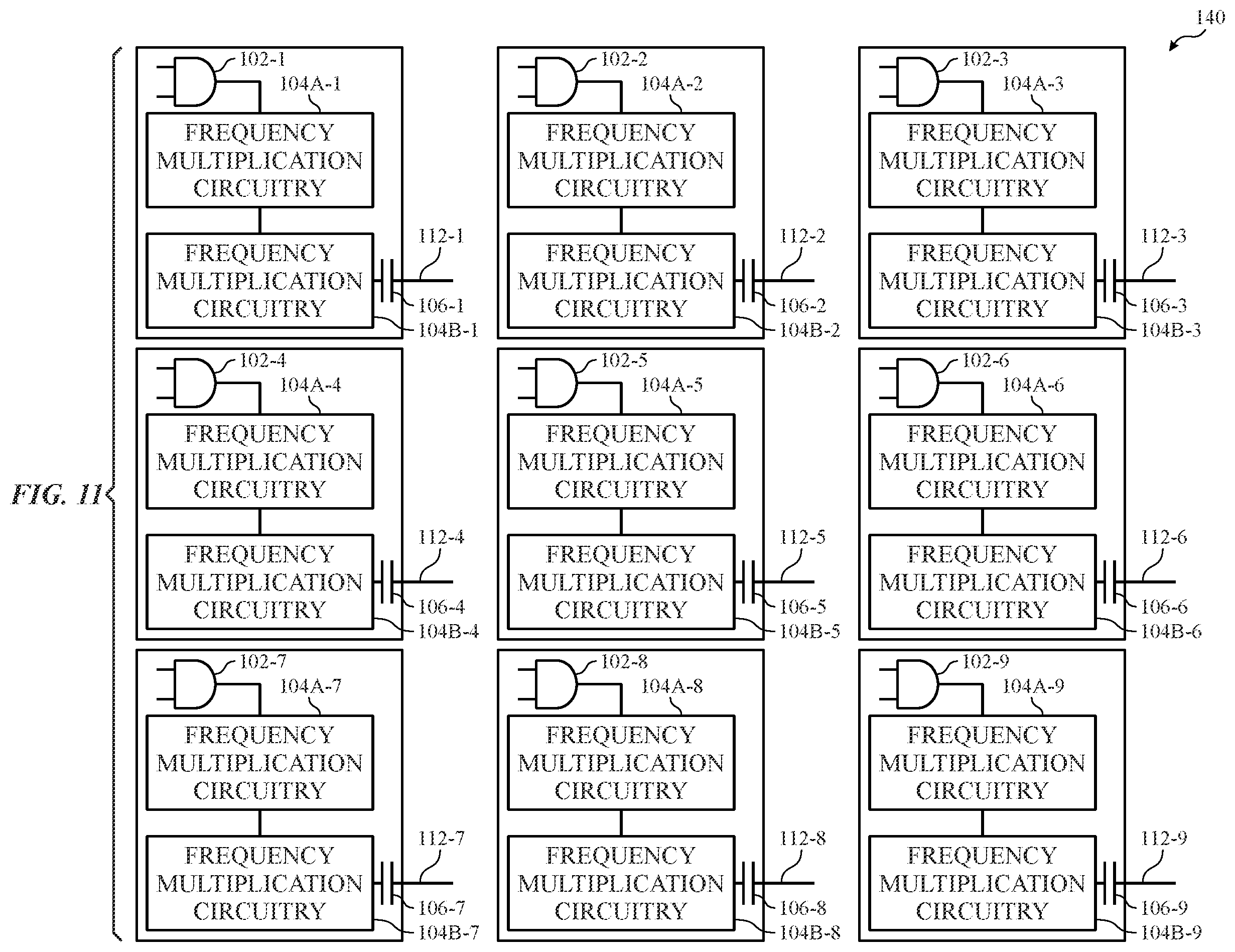 Patent US12592728 Figure 6 – Digital-to-analog converter with localized frequency multiplication circuits