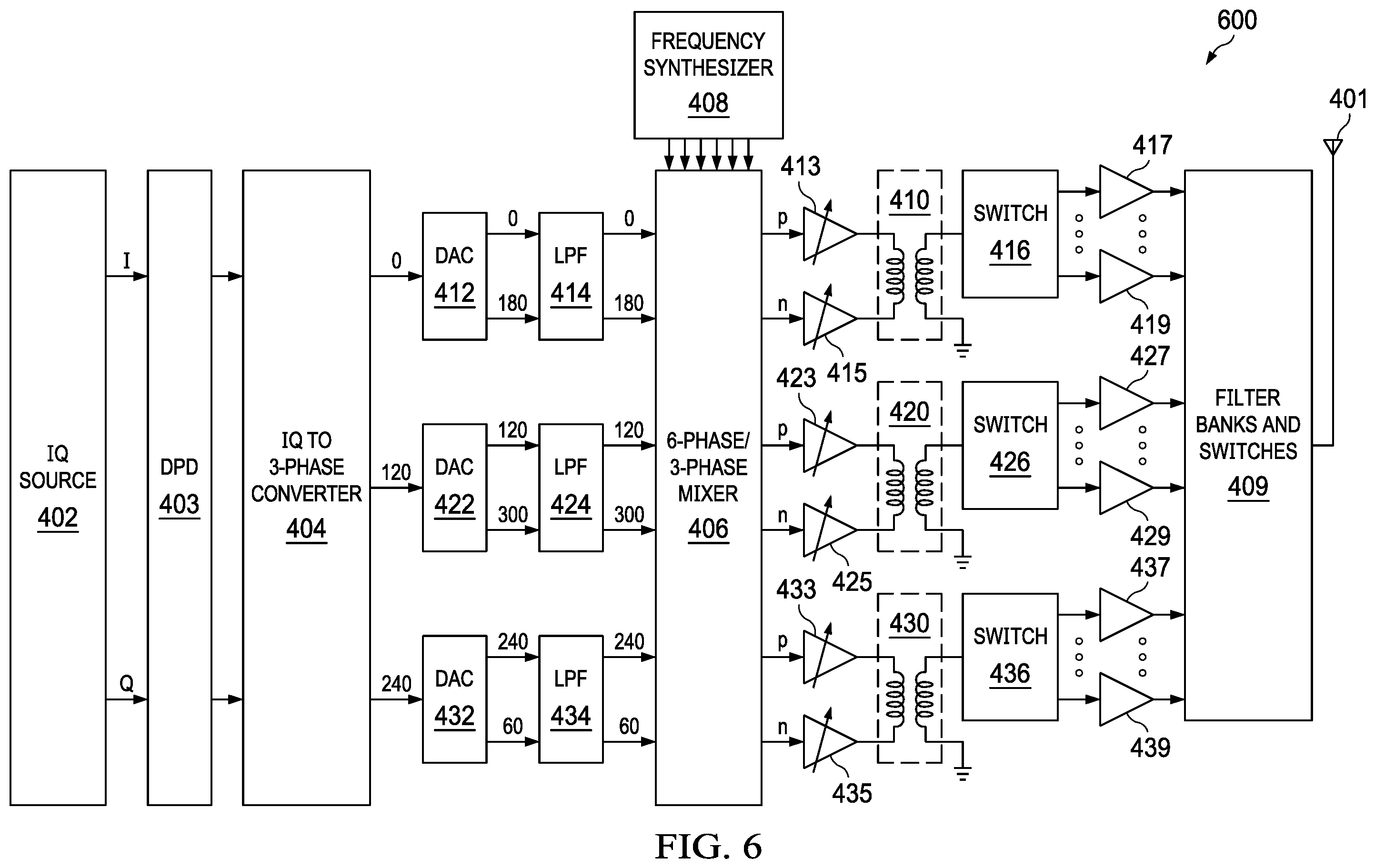 Patent US12592729 Figure 4 – Hybrid distortion suppression system and method