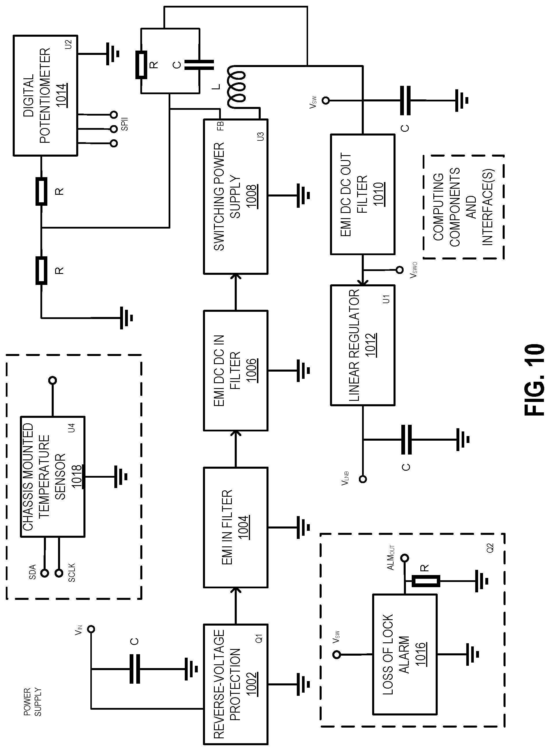 Patent US12592734 Figure 11 – Low noise block-downconverter system with local oscillator module