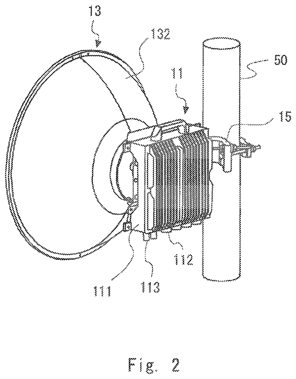 Patent US12592735 Figure 2 – Wireless communication apparatus and structure for mounting communication equipment