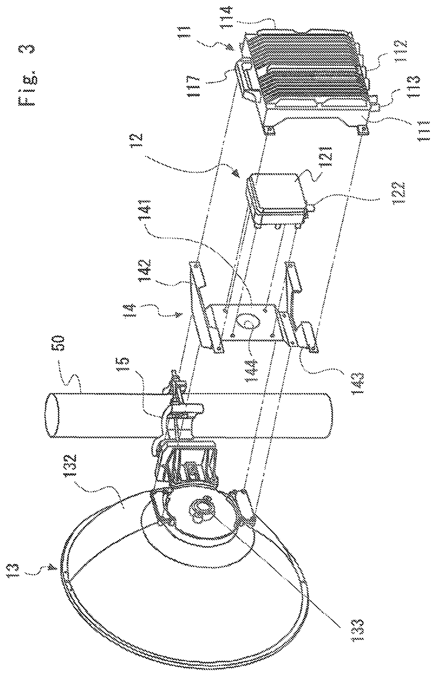 Patent US12592735 Figure 3 – Wireless communication apparatus and structure for mounting communication equipment