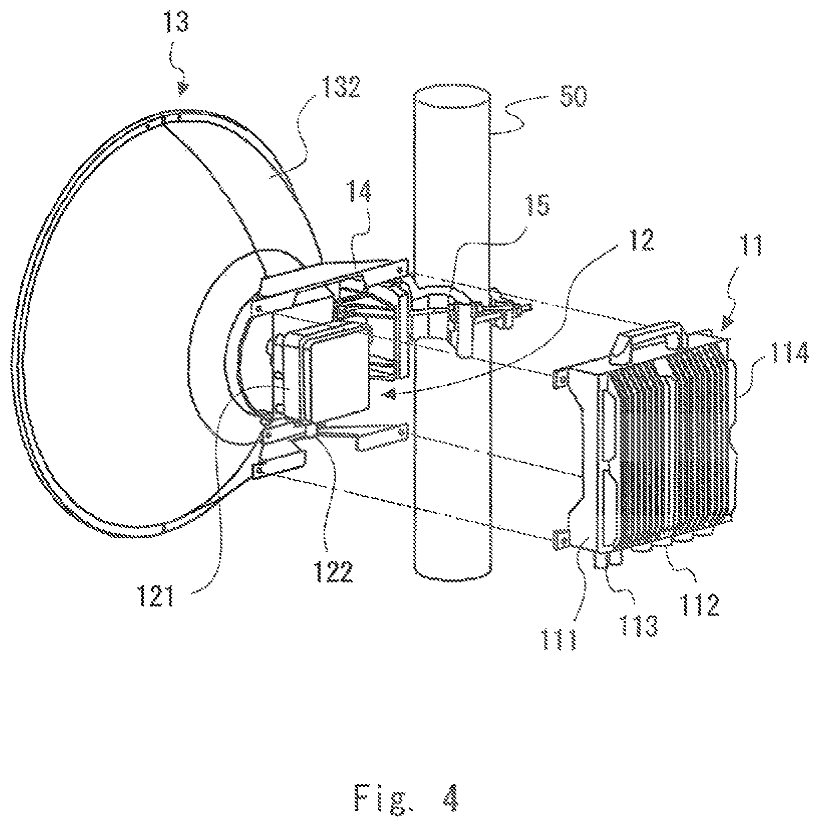 Patent US12592735 Figure 4 – Wireless communication apparatus and structure for mounting communication equipment