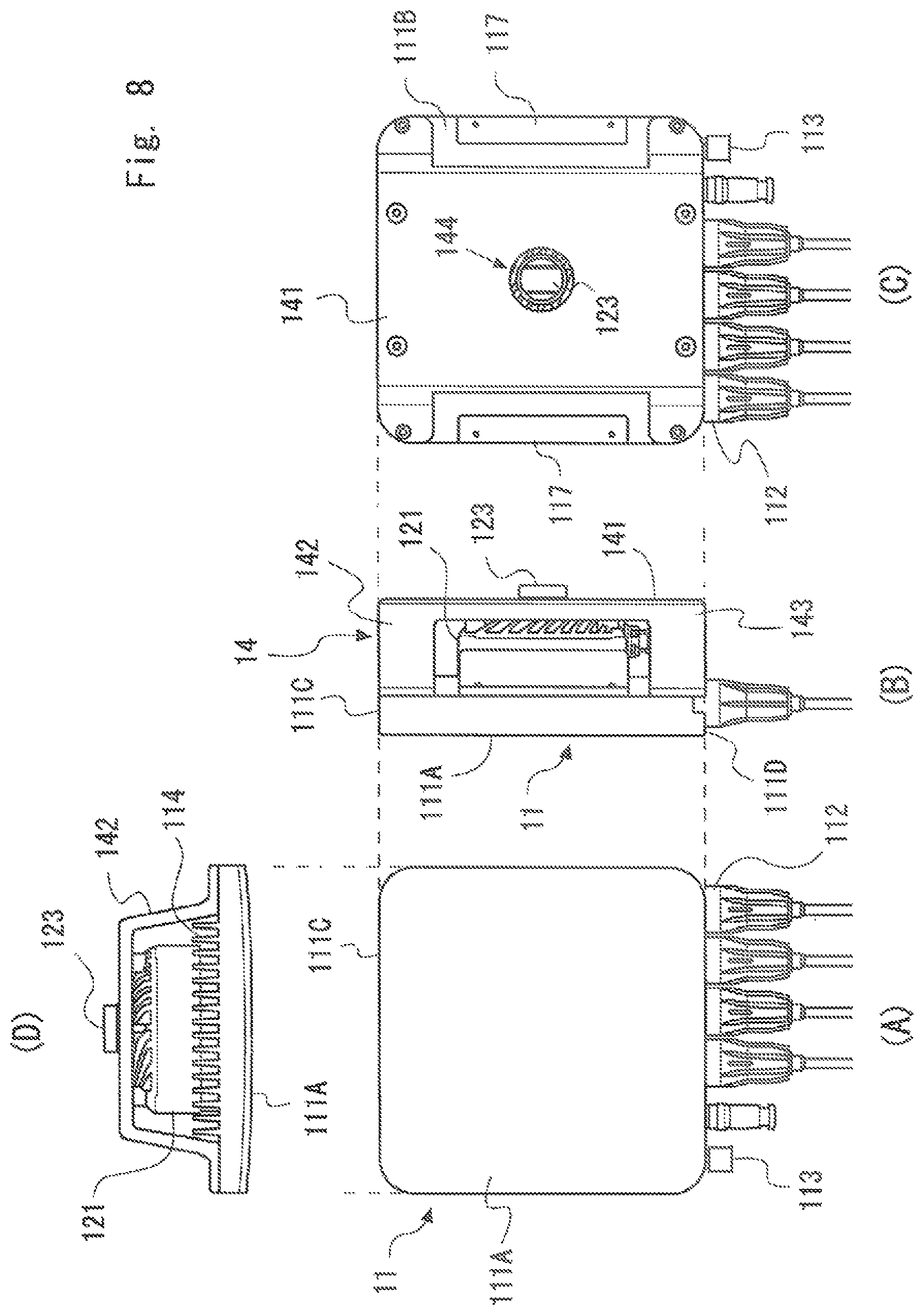 Patent US12592735 Figure 8 – Wireless communication apparatus and structure for mounting communication equipment