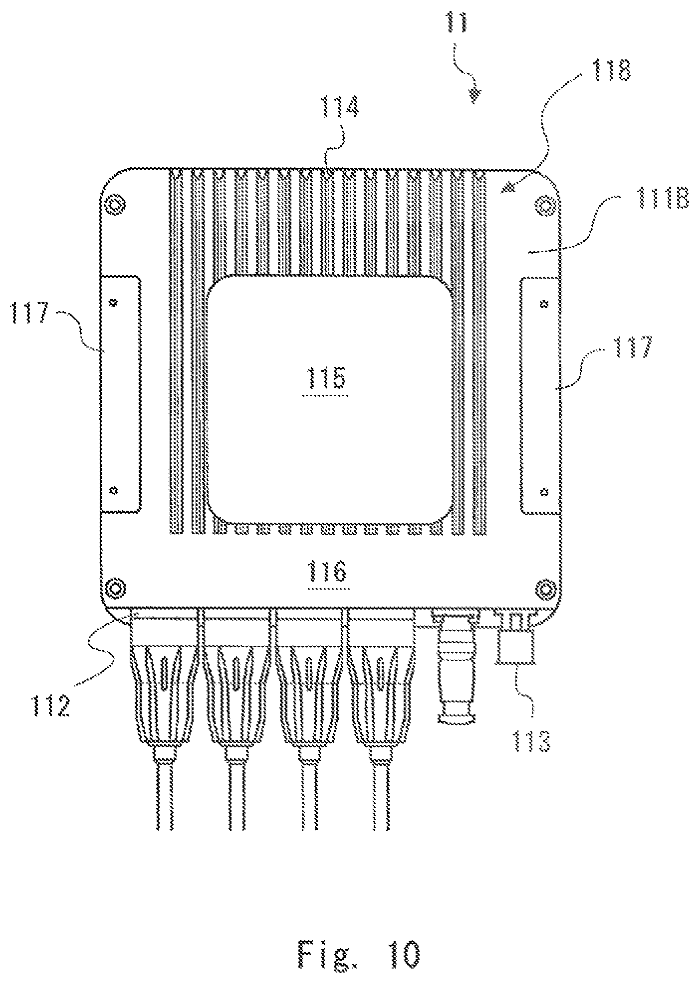 Patent US12592735 Figure 10 – Wireless communication apparatus and structure for mounting communication equipment