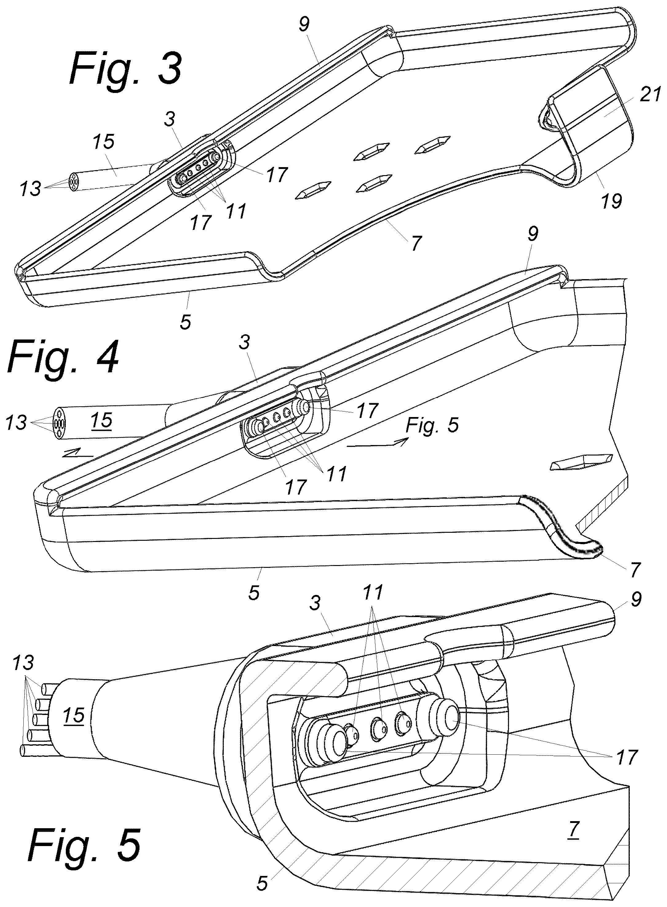 Patent US12592737 Figure 2 – Docking sleeve with electrical adapter