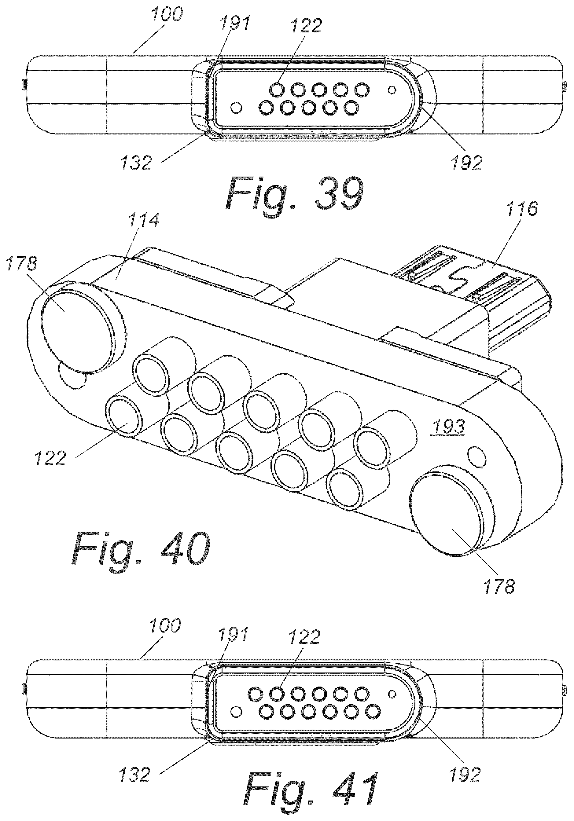 Patent US12592737 Figure 19 – Docking sleeve with electrical adapter
