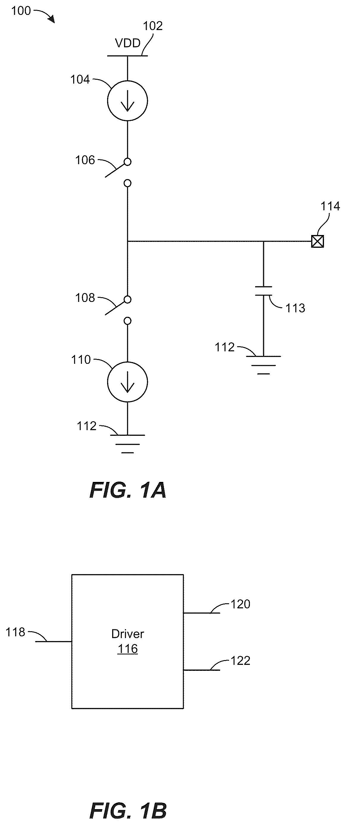 Patent US12592738 Figure 1 – Transmitter and driver architectures