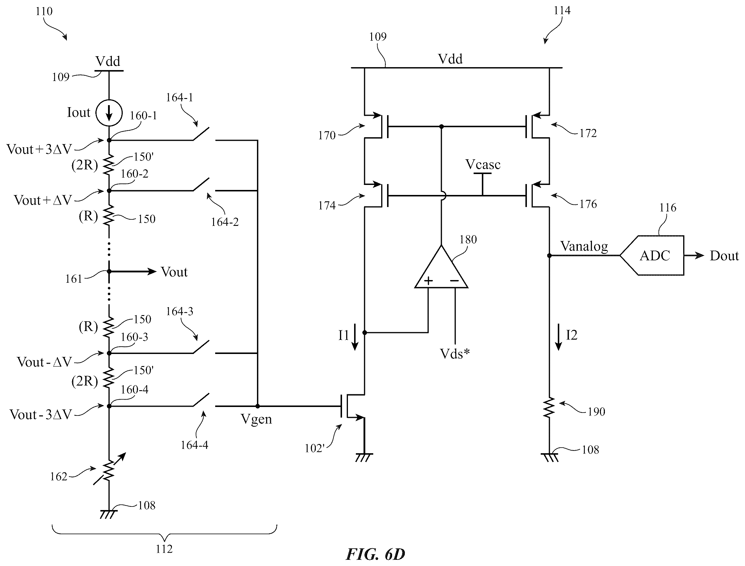 Patent US12592741 Figure 8 – Bias point selection circuitry for improved linearity