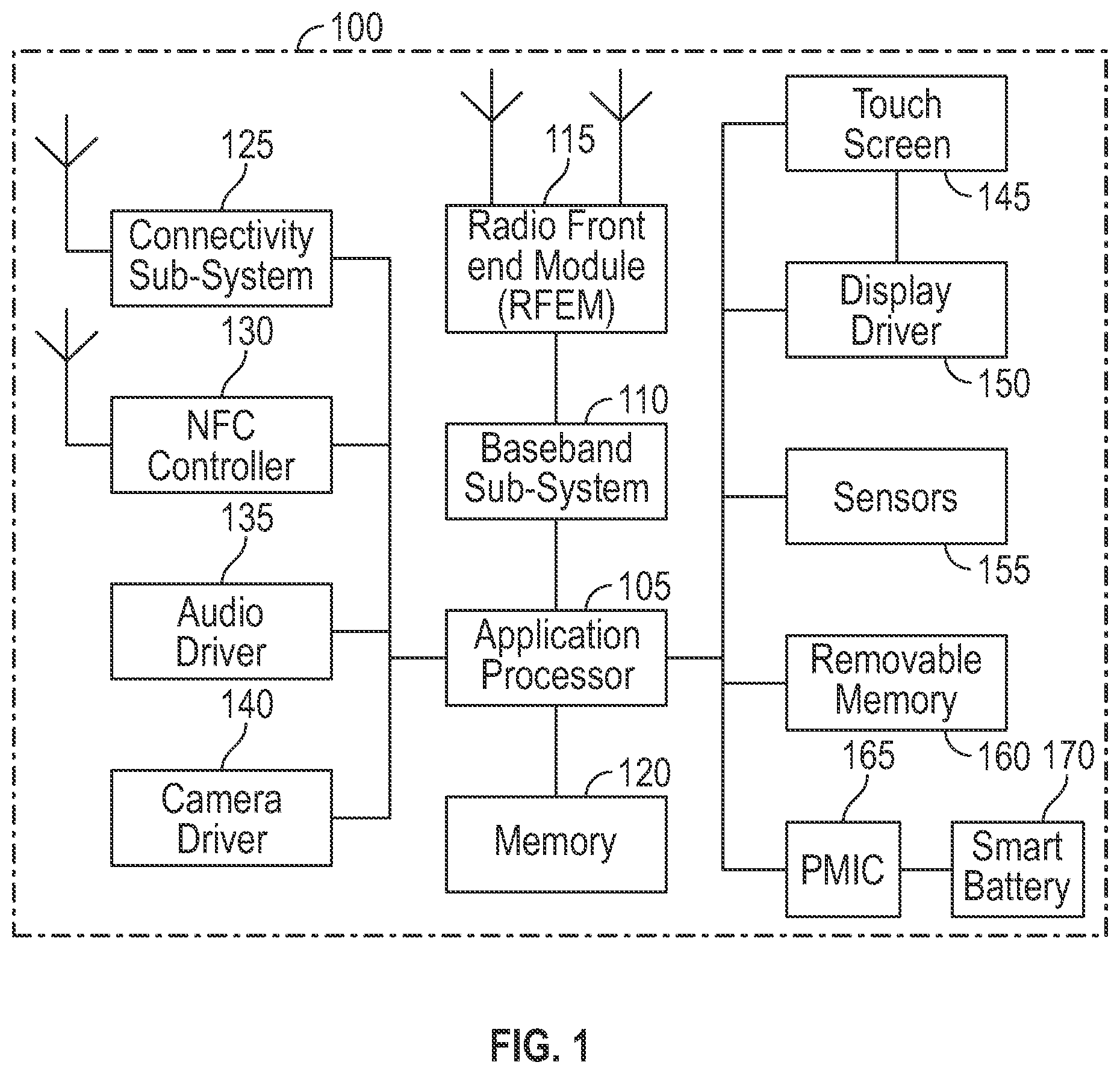 Patent US12592743 Figure 1 – Broadband channel improvement network