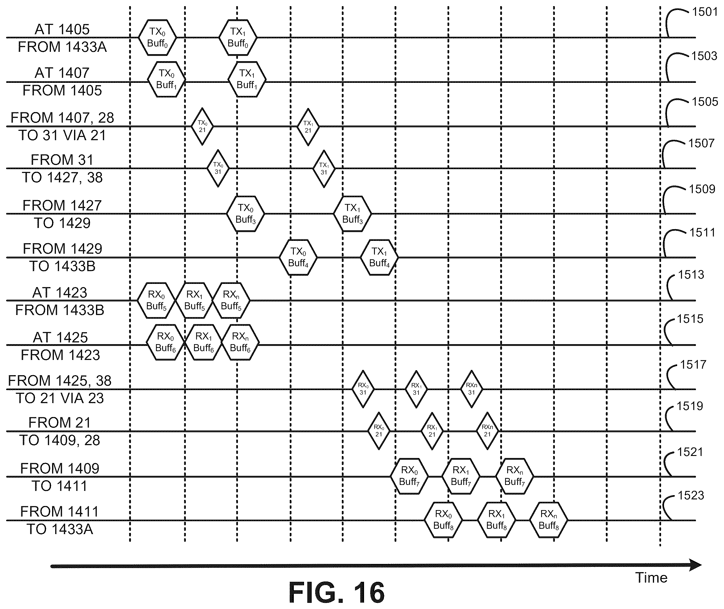 Patent US12592745 Figure 17 – Wireless power transfer with in-band virtualized wired communications