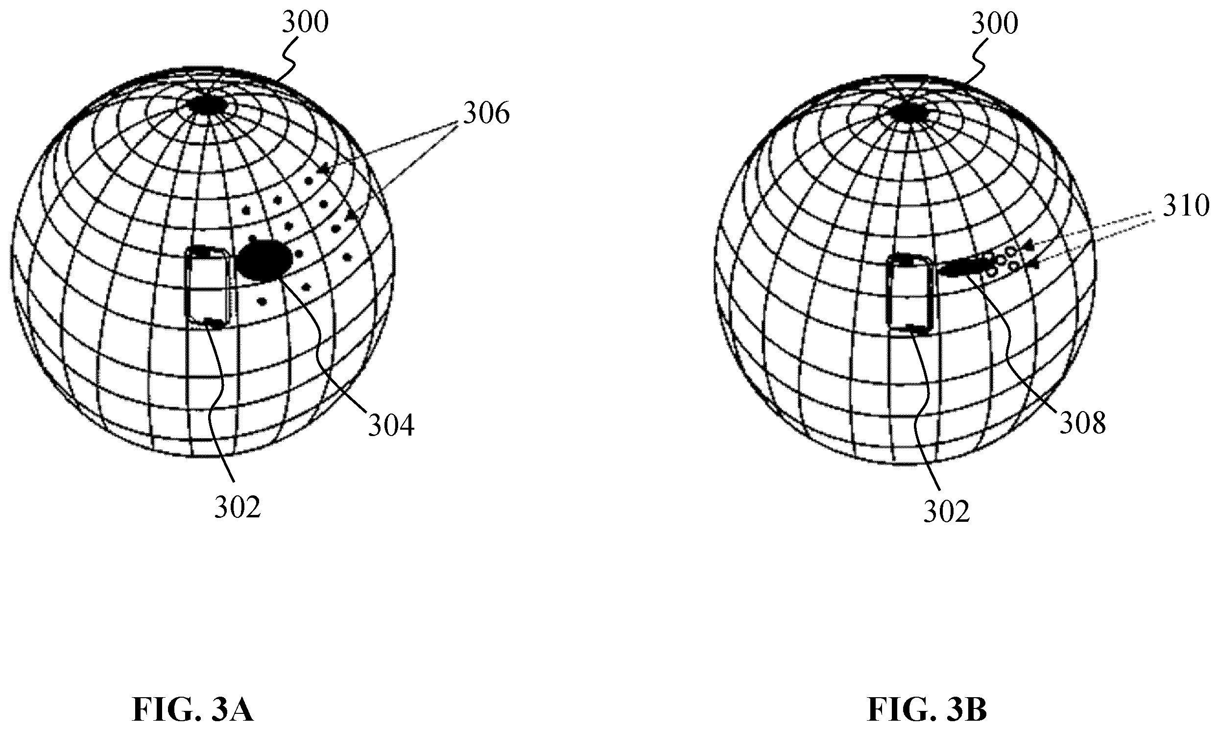 Patent US12592754 Figure 3 – Spatial quantization for spherical coverage of user equipment