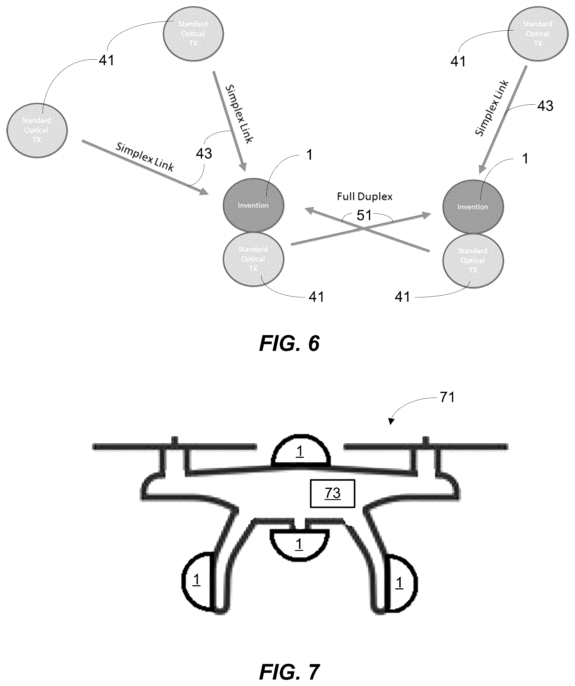 Patent US12592779 Figure 4 – Near-omnidirectional optical receiver, communication system and platform