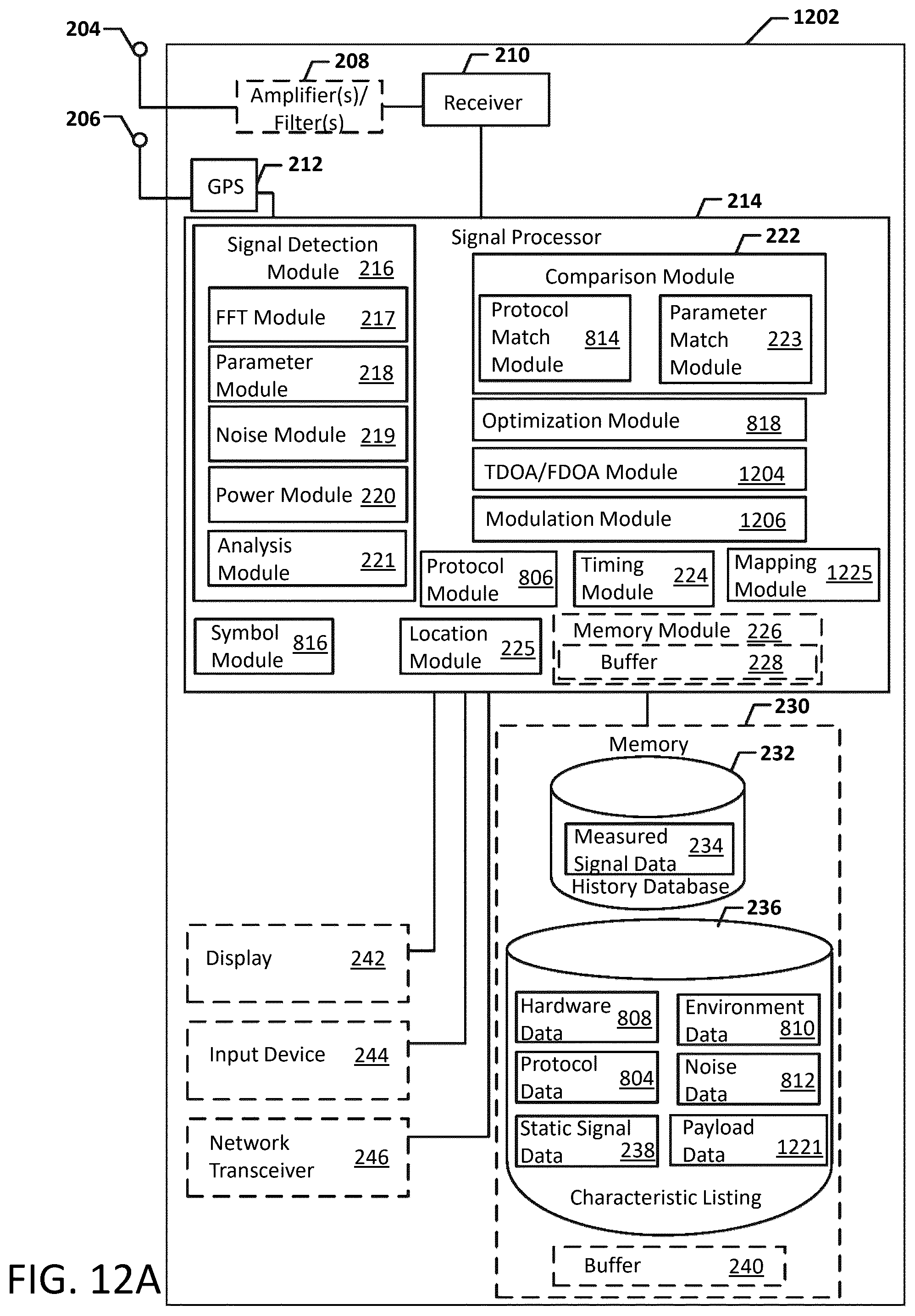 Patent US12592785 Figure 16 – Systems, methods, and devices for automatic signal detection based on power distribution by frequency over time within an electromagnetic spectrum