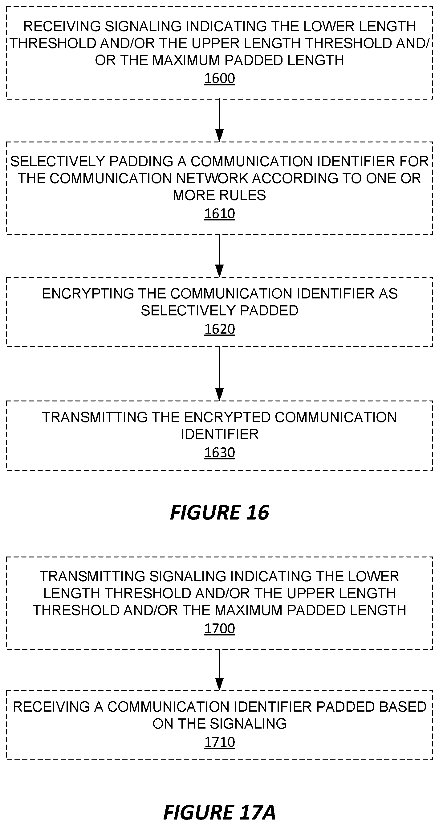 Patent US12592791 Figure 16 – Communication identifier padding in a communication network