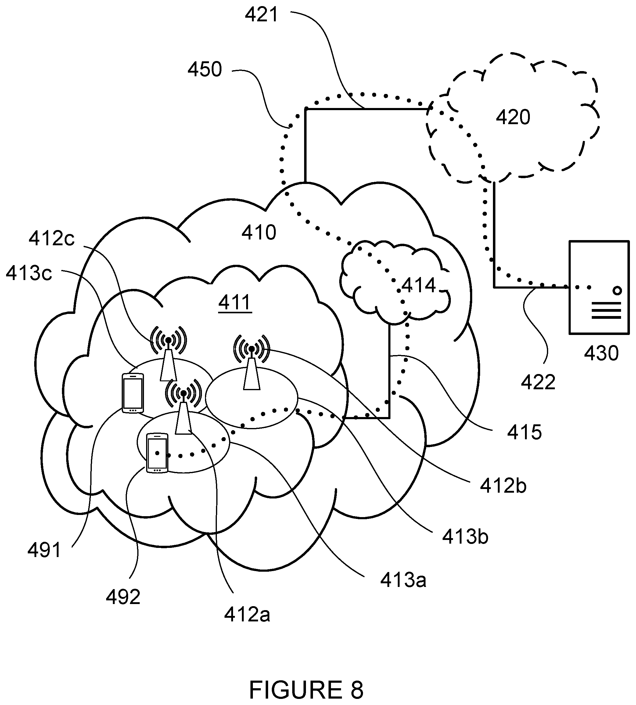 Patent US12592794 Figure 8 – Logical channel prioritization in unlicensed spectrum