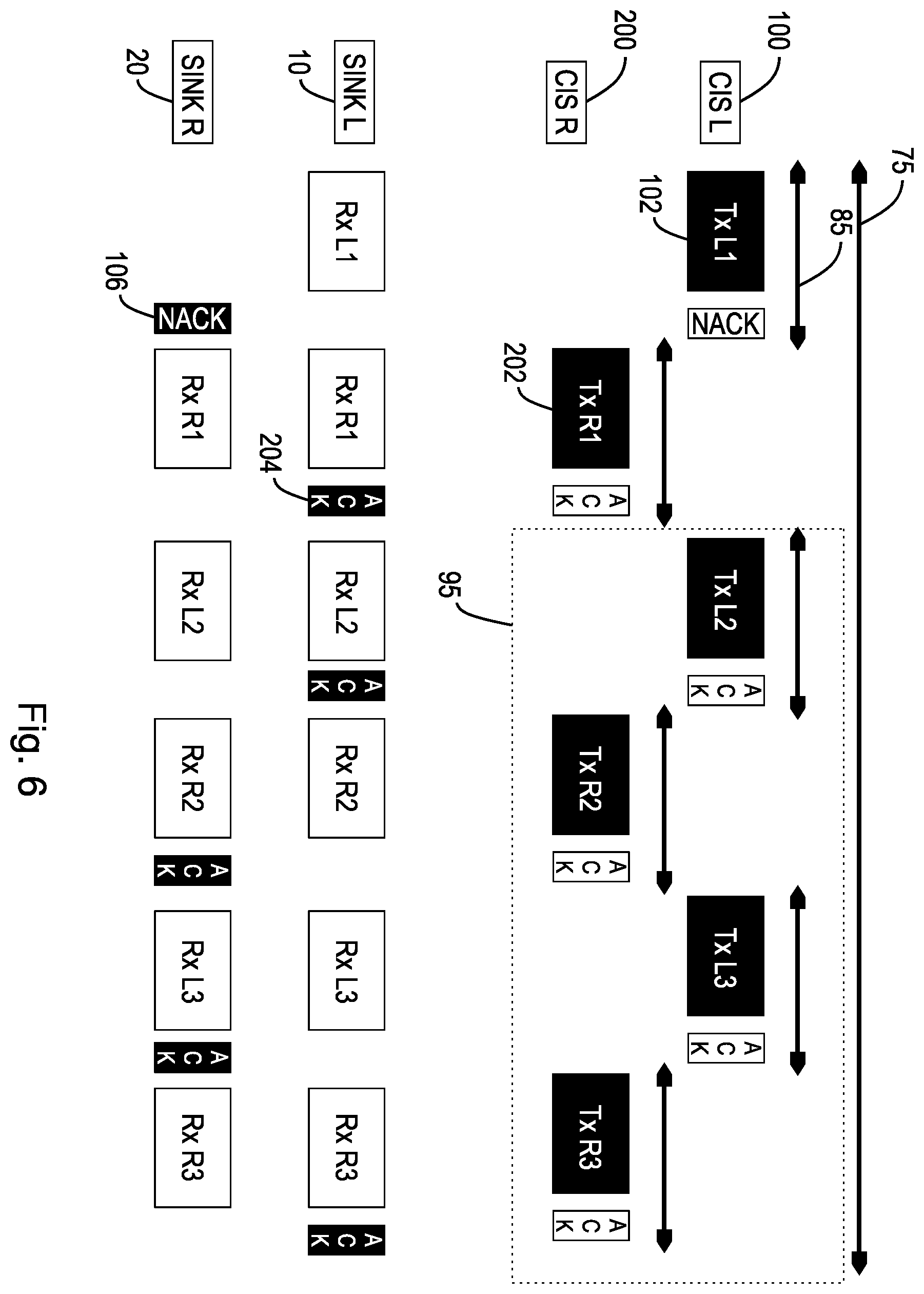 Patent US12592804 Figure 6 – Wireless data packet acknowledgment schemes