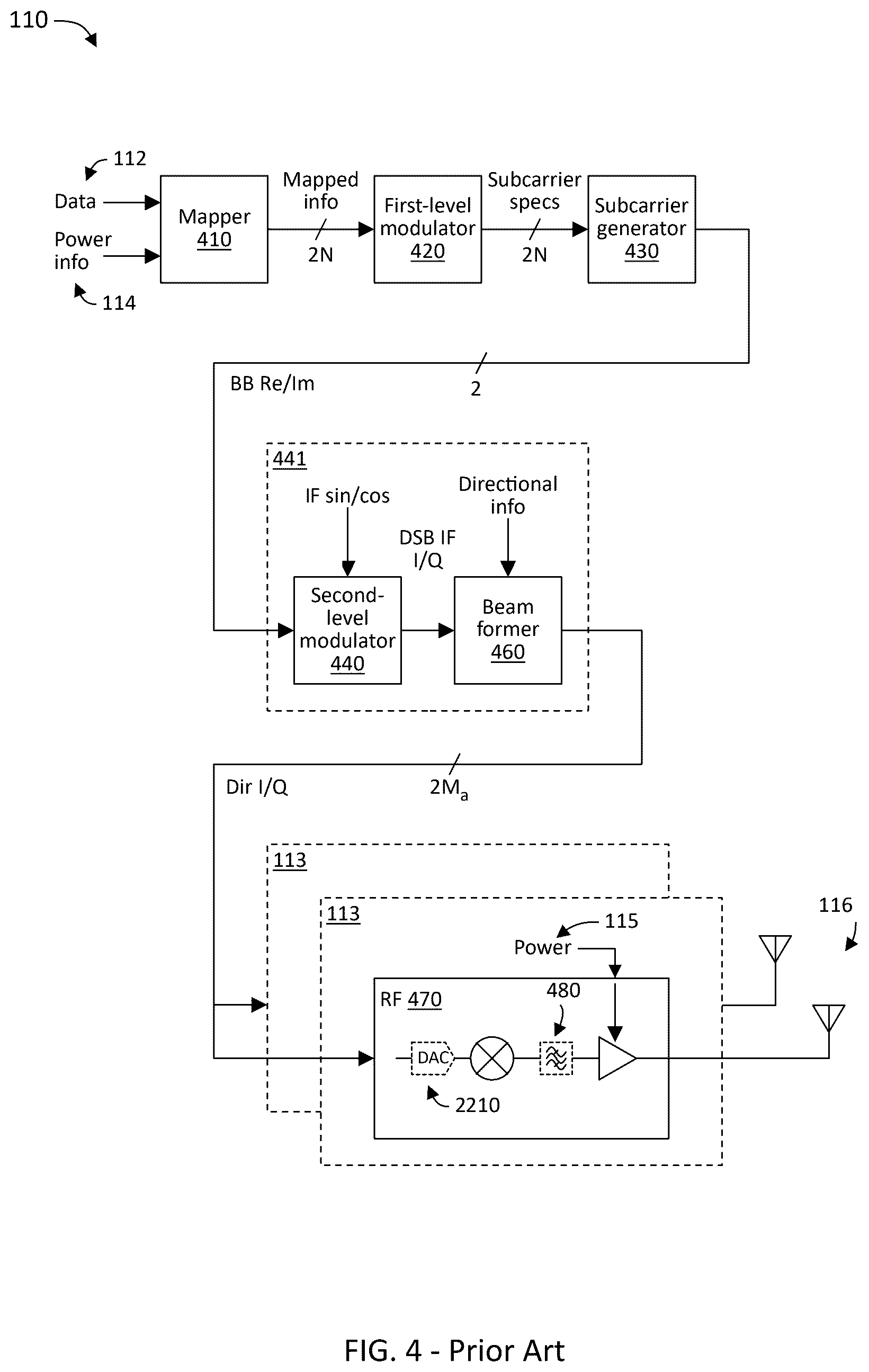 Patent US12592808 Figure 2 – Antenna aperture sharing architectures for simultaneous transmission and reception of wireless power and broadband data