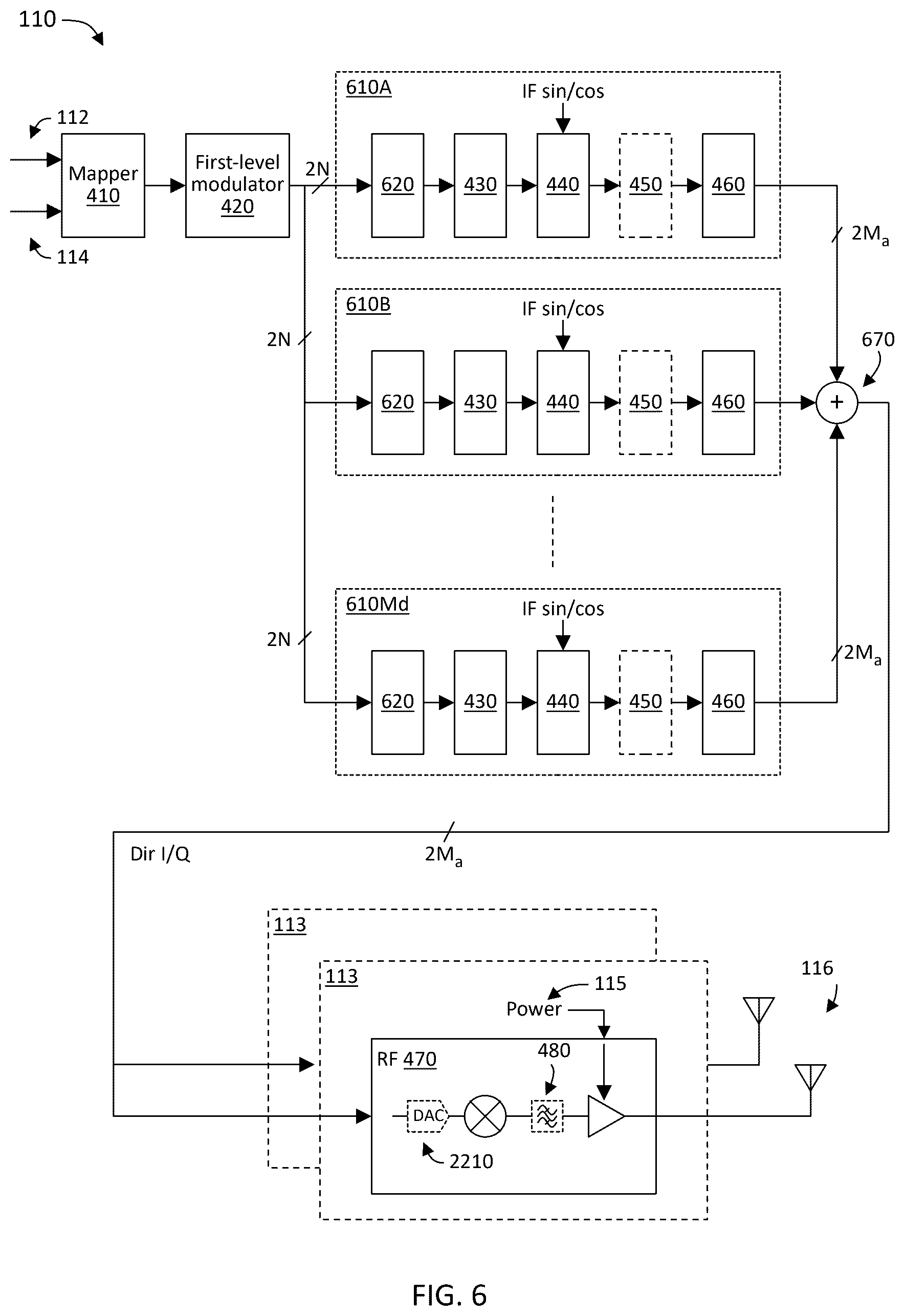 Patent US12592808 Figure 4 – Antenna aperture sharing architectures for simultaneous transmission and reception of wireless power and broadband data