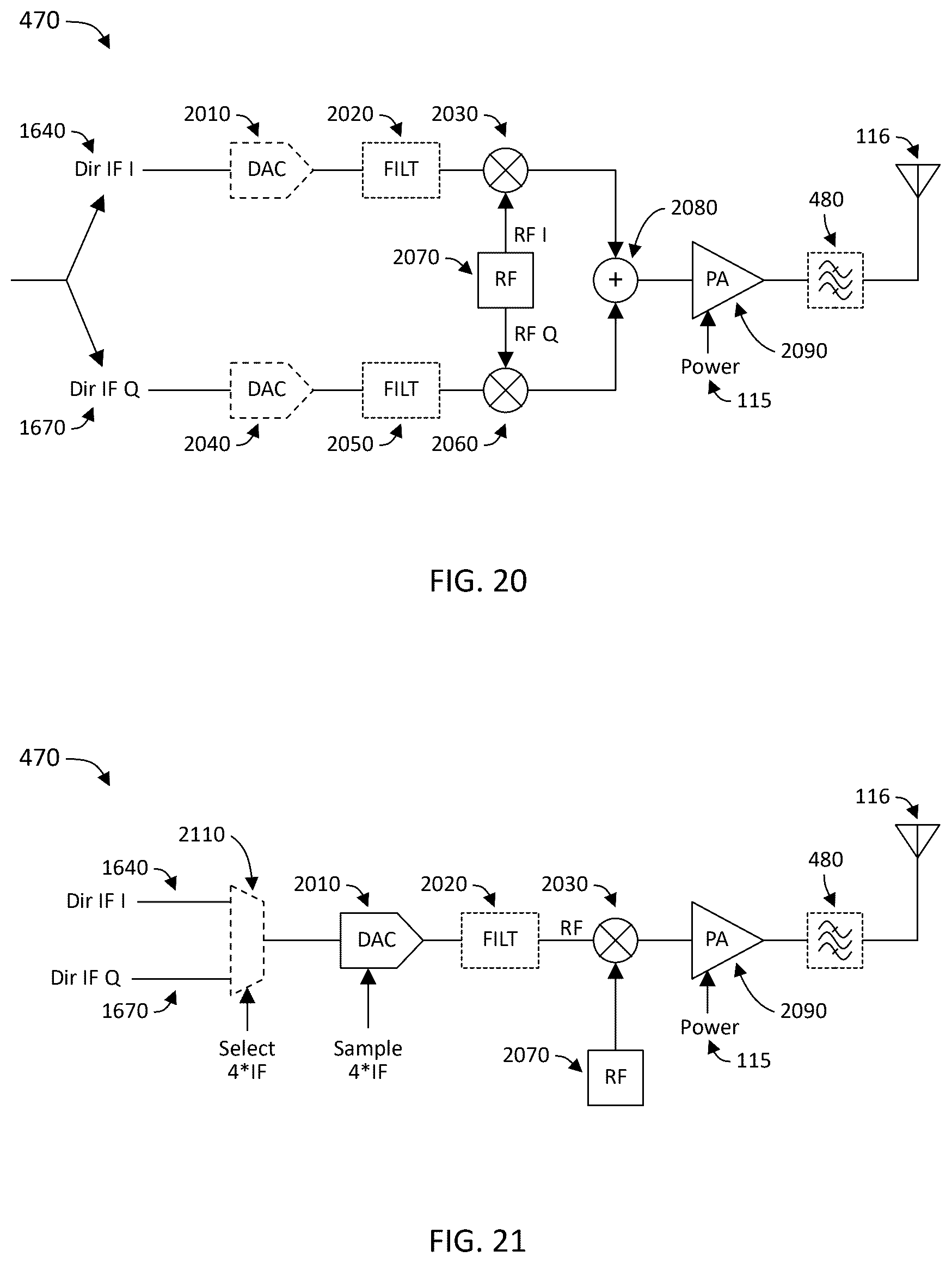 Patent US12592808 Figure 14 – Antenna aperture sharing architectures for simultaneous transmission and reception of wireless power and broadband data