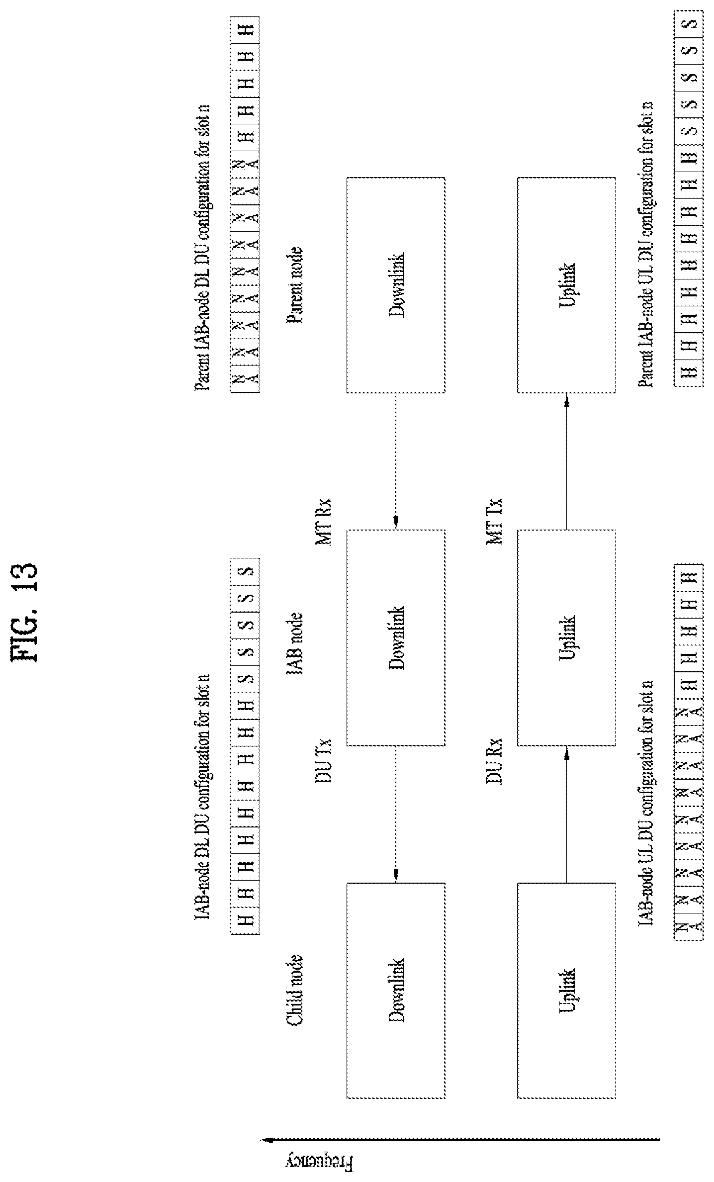 Patent US12592809 Figure 13 – Method for performing MT operation and DU operation by IAB node in wireless communication system, and device therefor