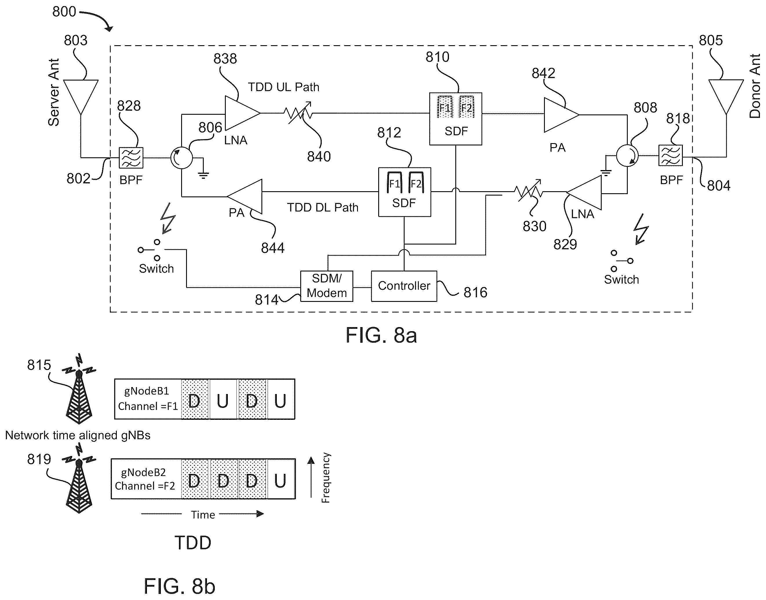 Patent US12592810 Figure 16 – Time division duplex (TDD) network repeater