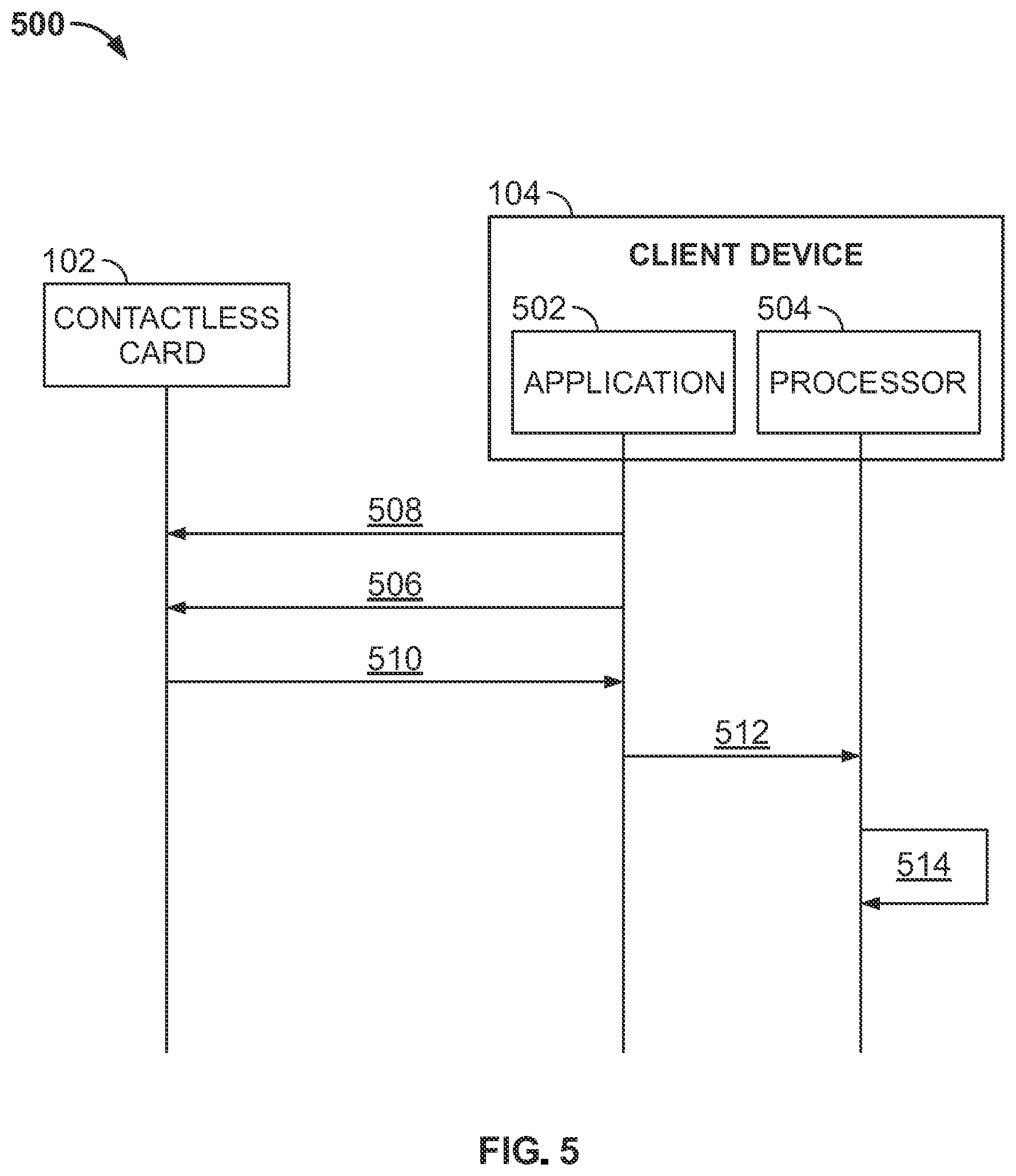 Patent US12592819 Figure 4 – Membership account management using a contactless card